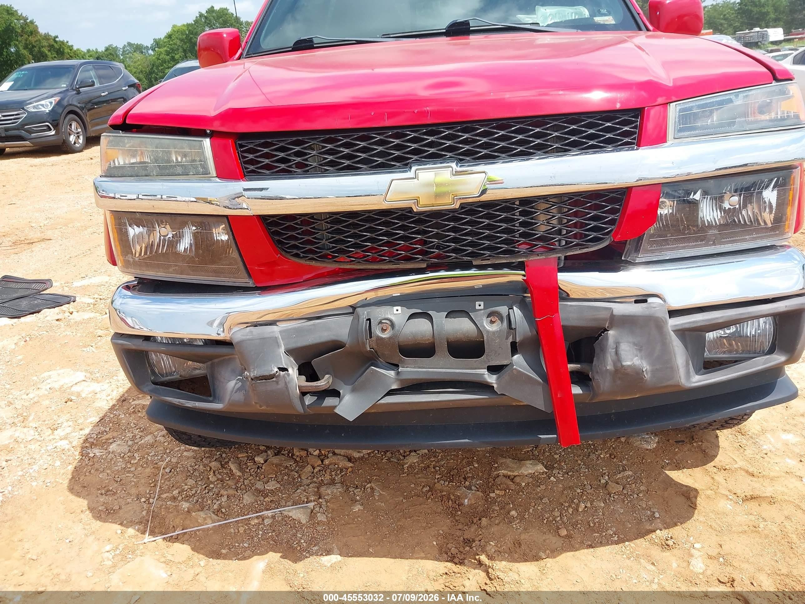 2011 Chevrolet Colorado 2lt Red vin: 1GCHSDFE0B8136656