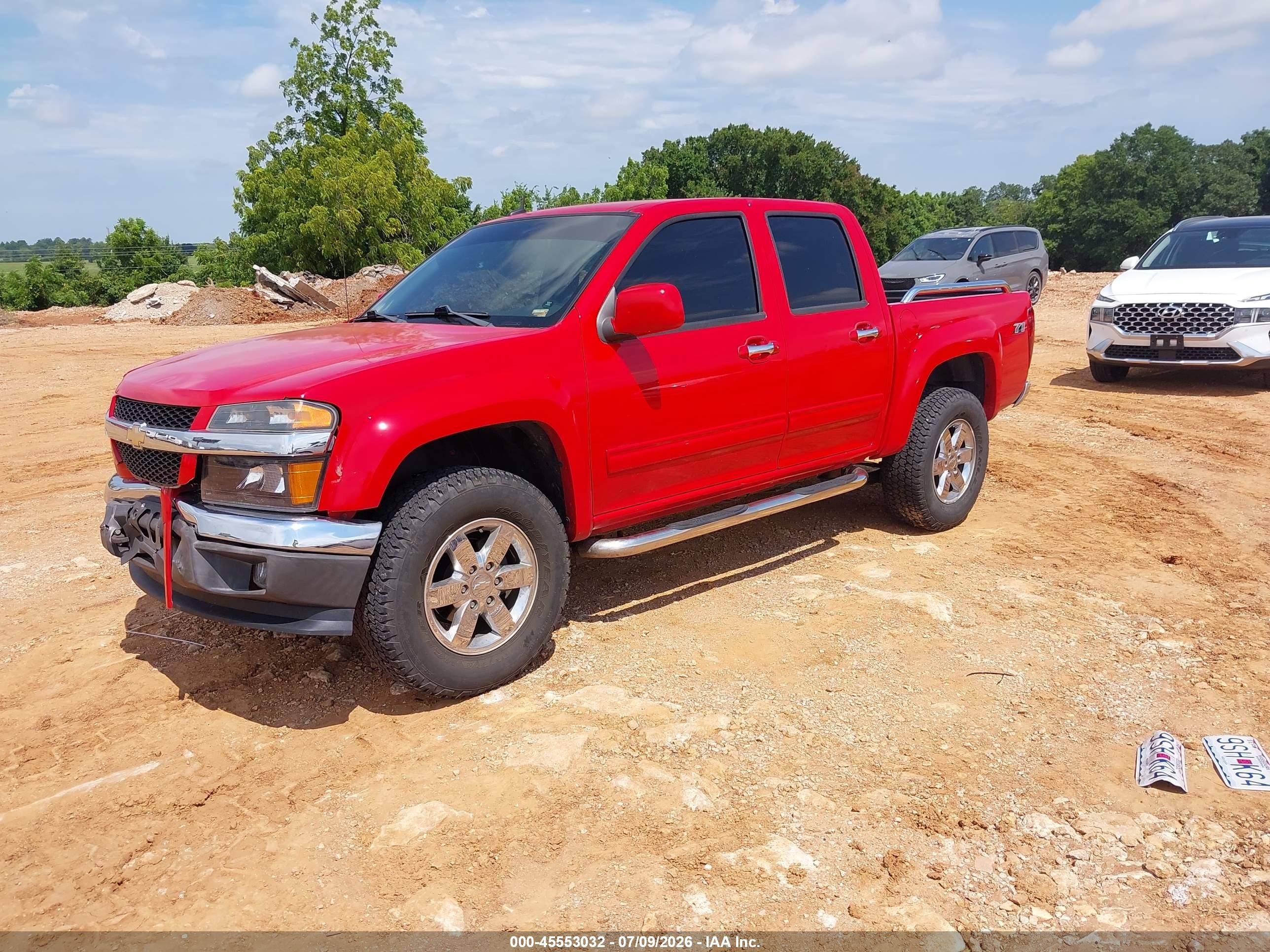 2011 Chevrolet Colorado 2lt Red vin: 1GCHSDFE0B8136656