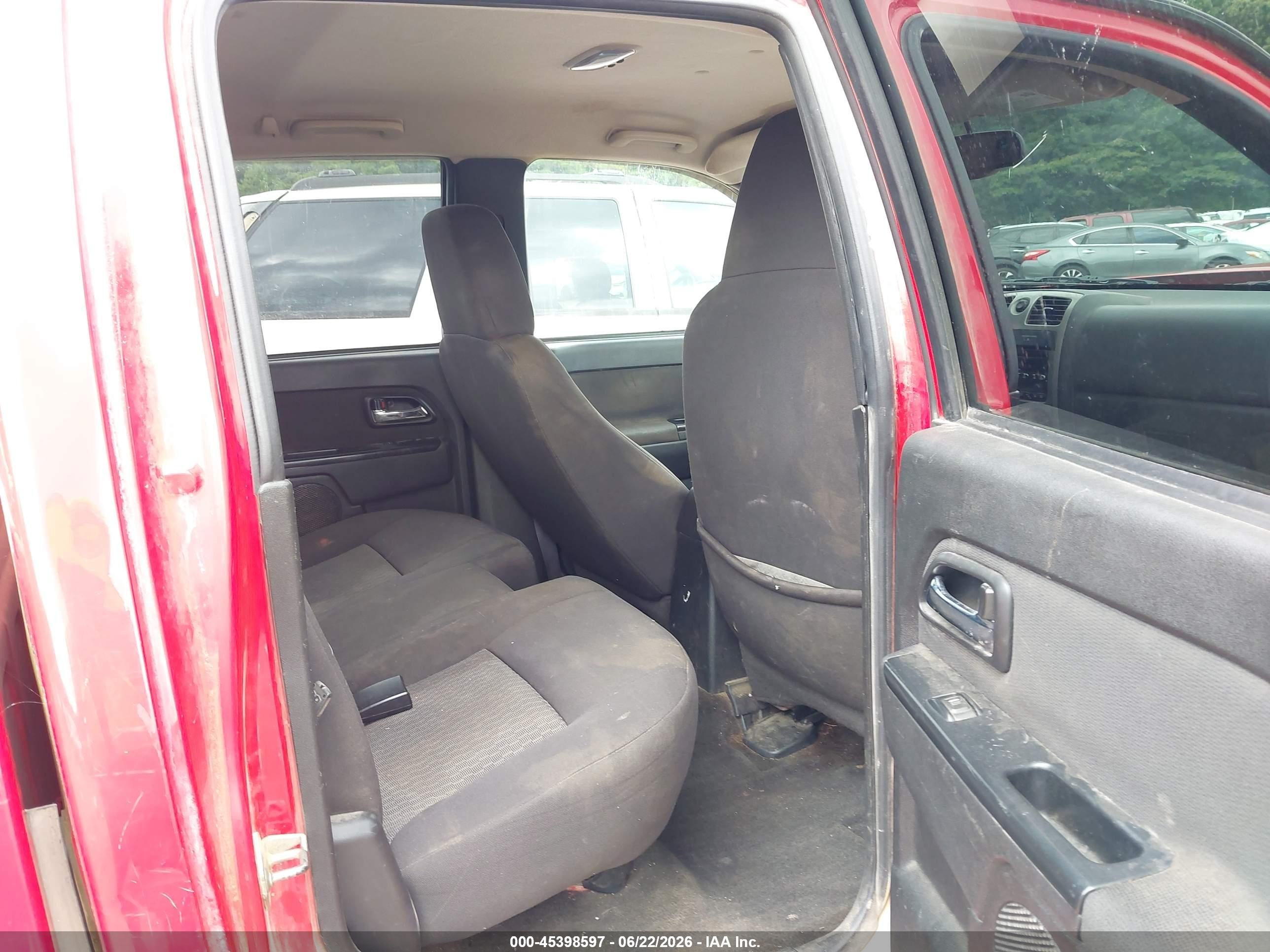 2012 Chevrolet Colorado Lt W/2lt Red vin: 1GCHSDFE2C8150544