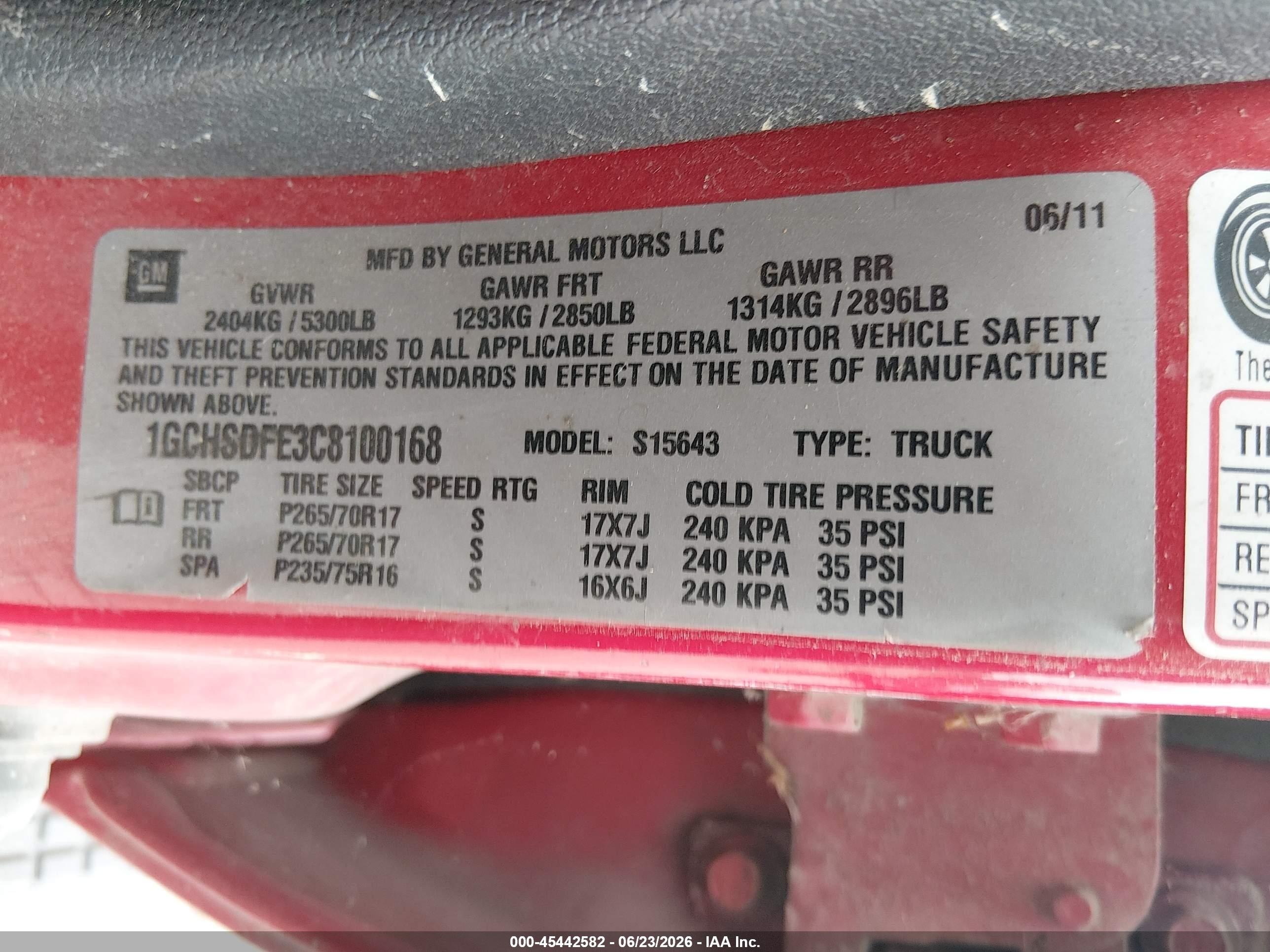 2012 Chevrolet Colorado Lt W/2lt Красный vin: 1GCHSDFE3C8100168