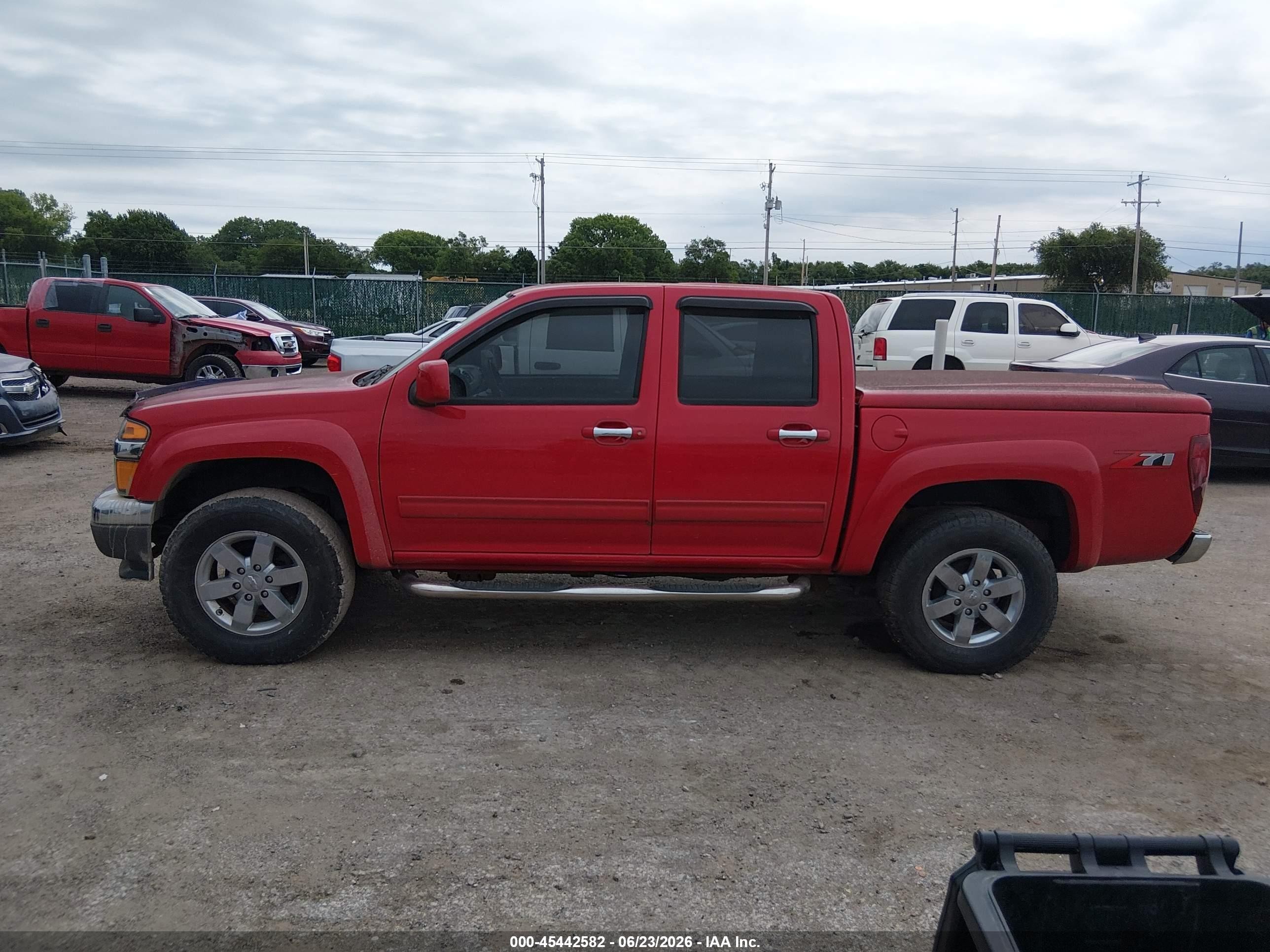 2012 Chevrolet Colorado Lt W/2lt Красный vin: 1GCHSDFE3C8100168