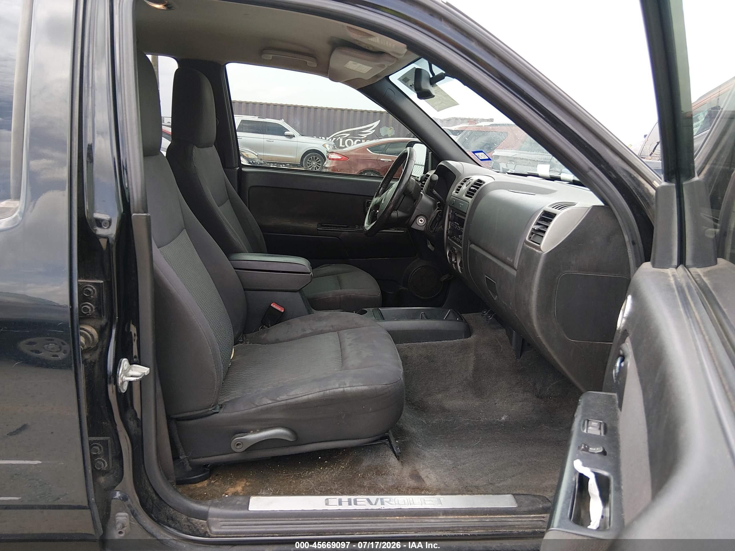 2012 Chevrolet Colorado Lt W/2lt Black vin: 1GCHSDFE6C8138719