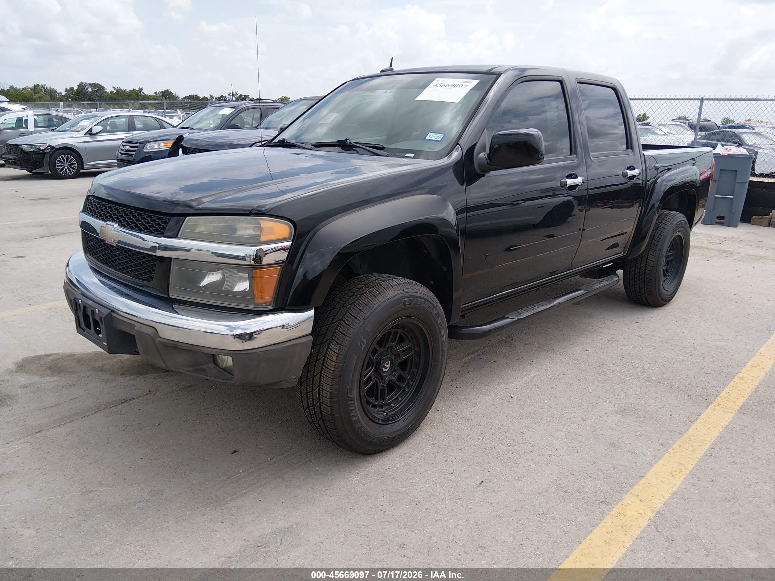 2012 Chevrolet Colorado Lt W/2lt Black vin: 1GCHSDFE6C8138719