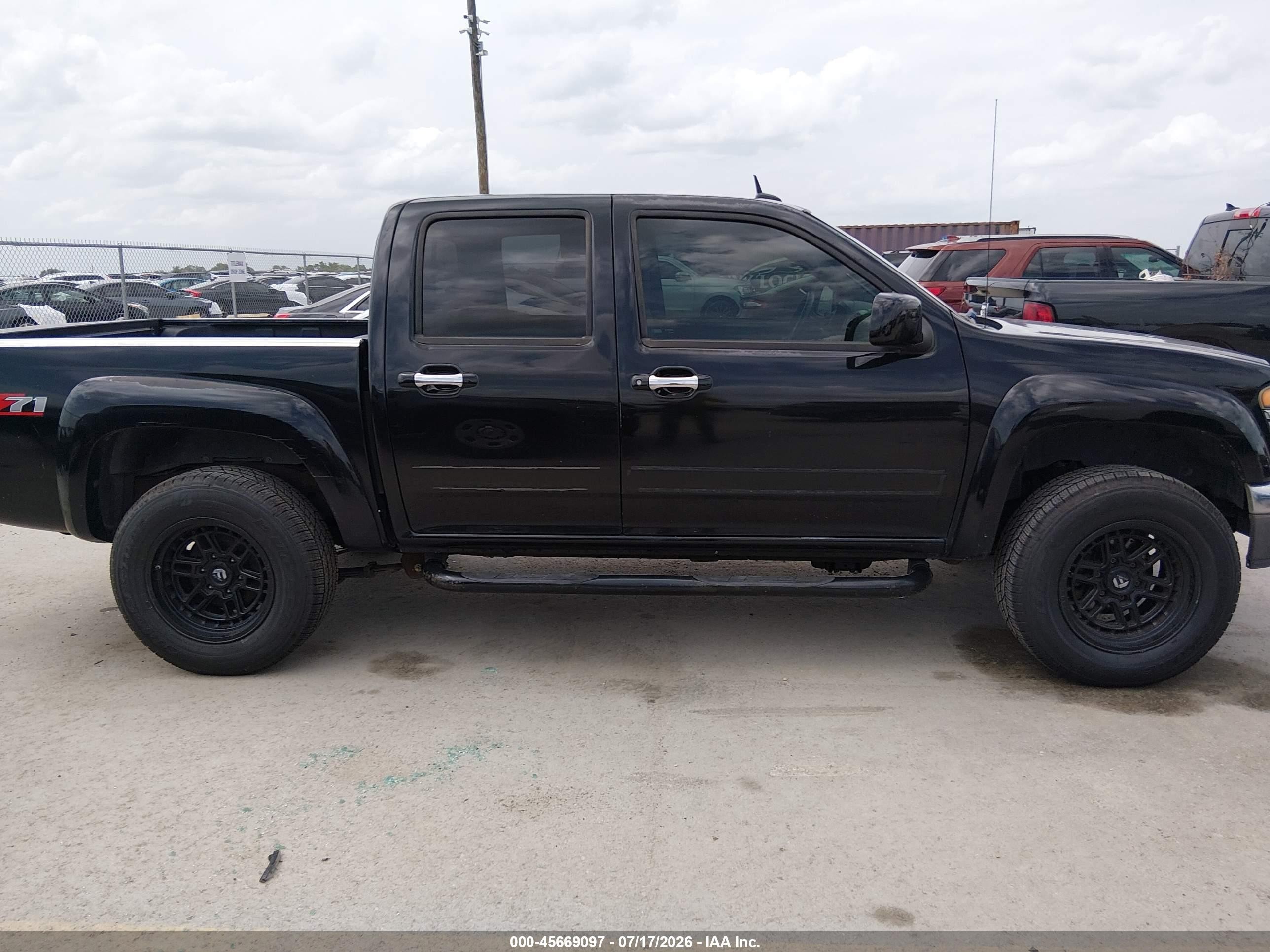 2012 Chevrolet Colorado Lt W/2lt Black vin: 1GCHSDFE6C8138719