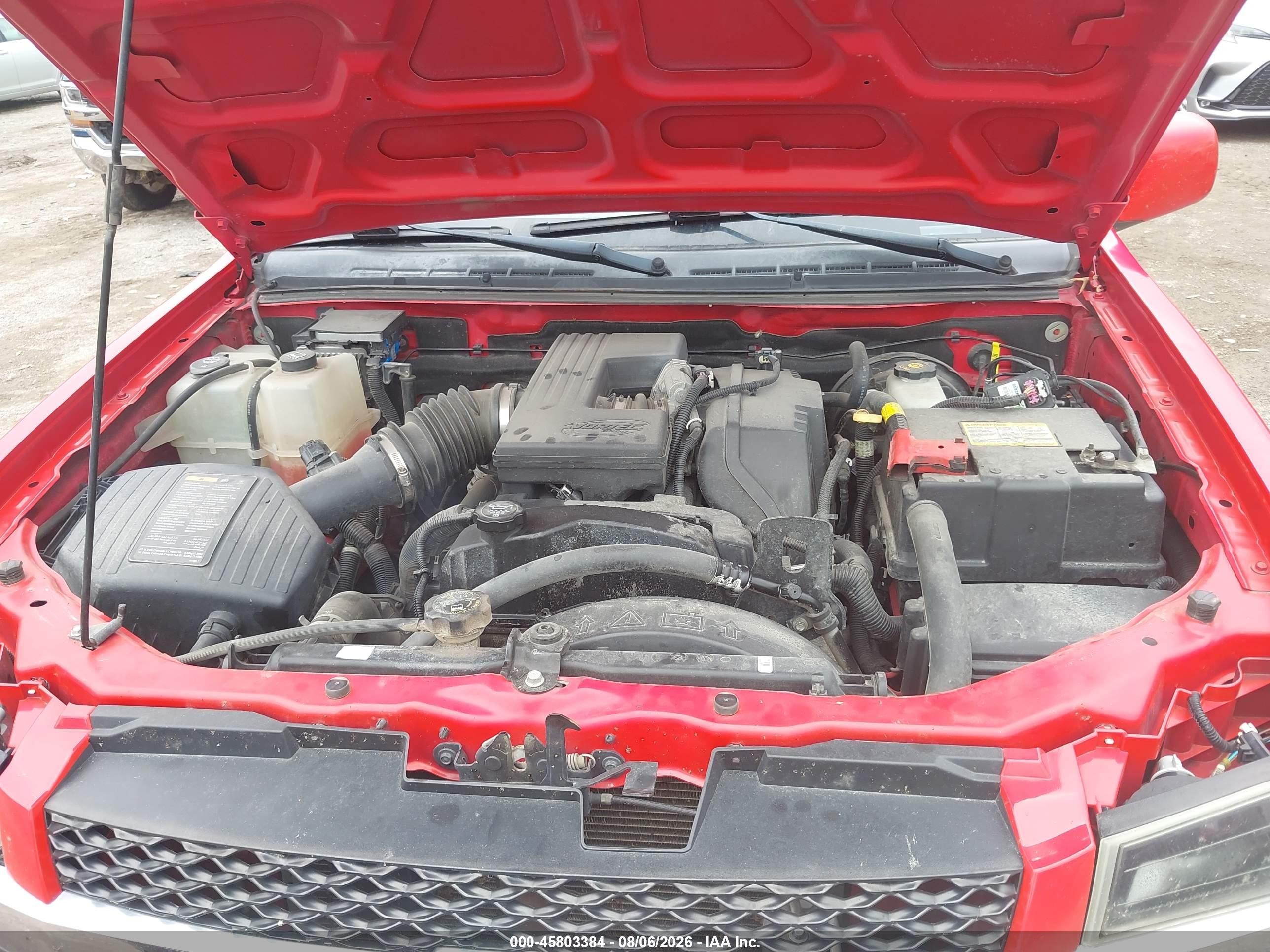 2012 Chevrolet Colorado Lt W/2lt Red vin: 1GCHSDFE7C8108483
