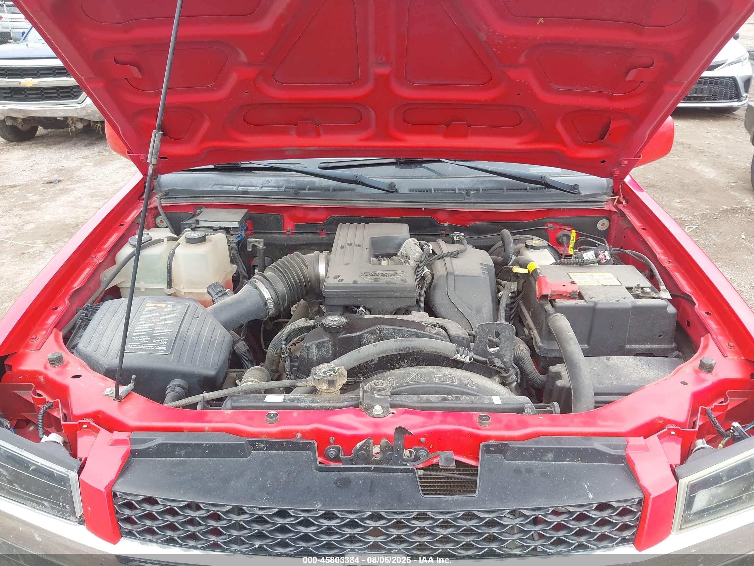 2012 Chevrolet Colorado Lt W/2lt Red vin: 1GCHSDFE7C8108483