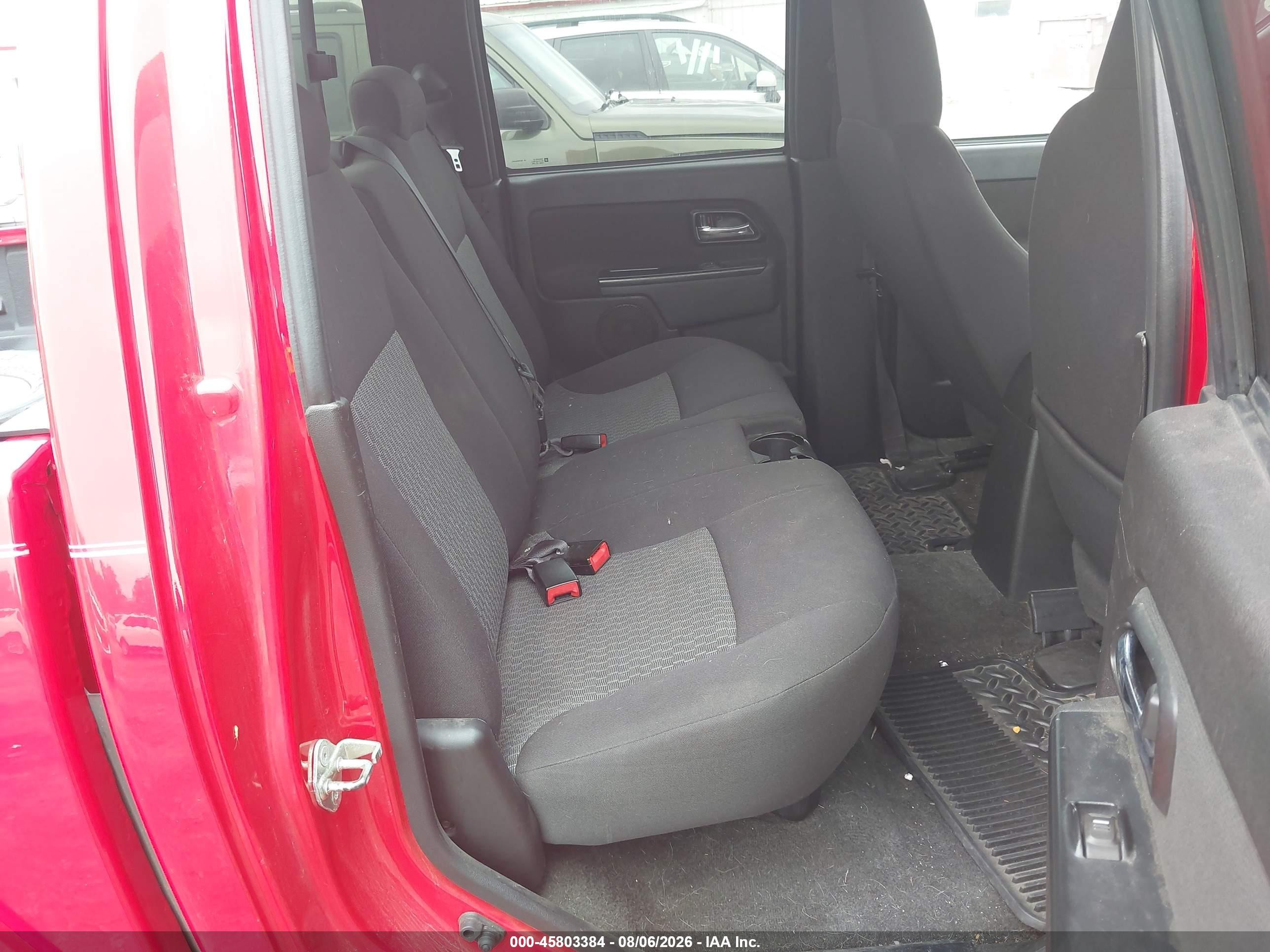 2012 Chevrolet Colorado Lt W/2lt Red vin: 1GCHSDFE7C8108483