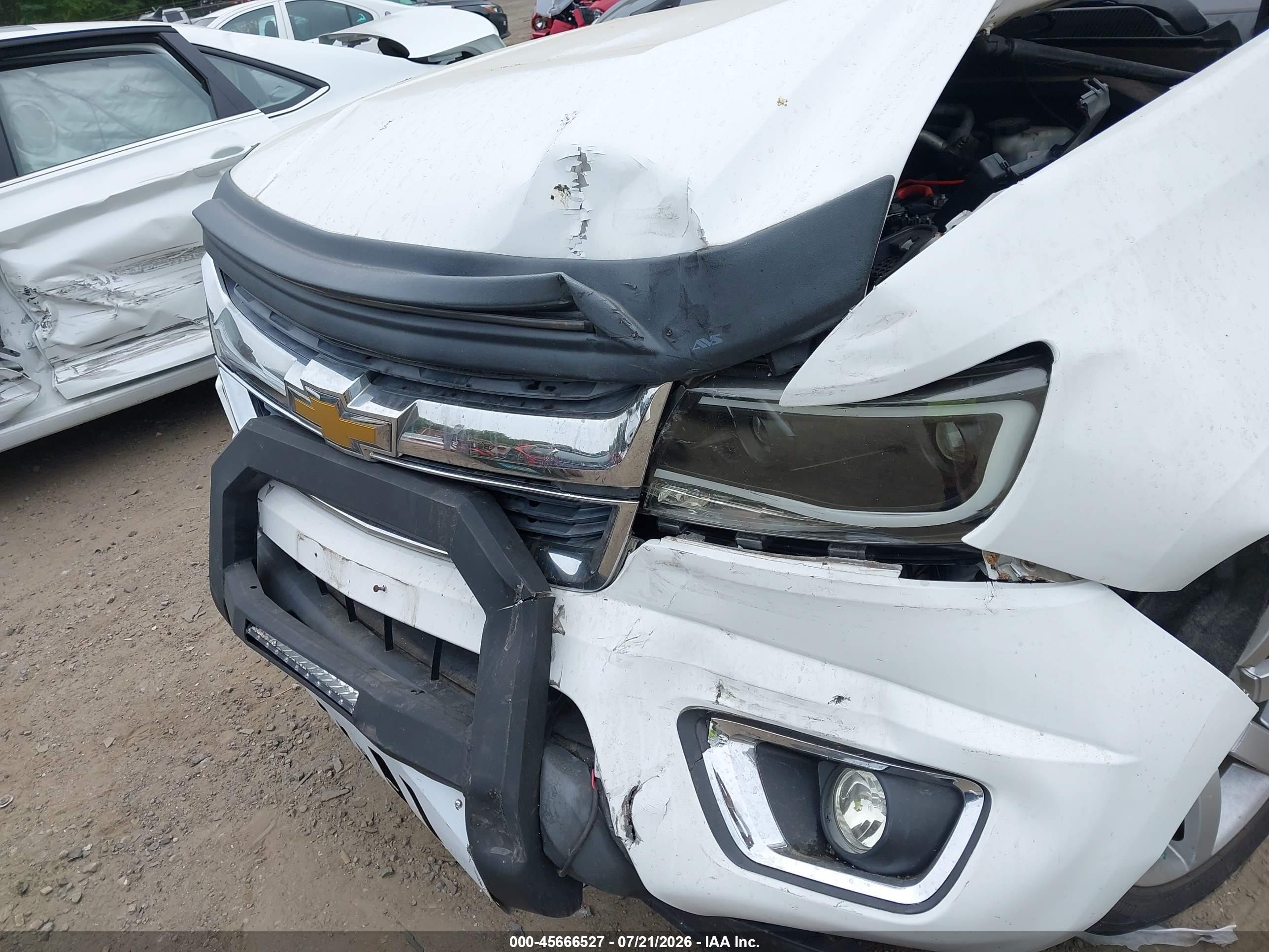 2015 Chevrolet Colorado 4wd Wt White vin: 1GCHTAEA7F1148831