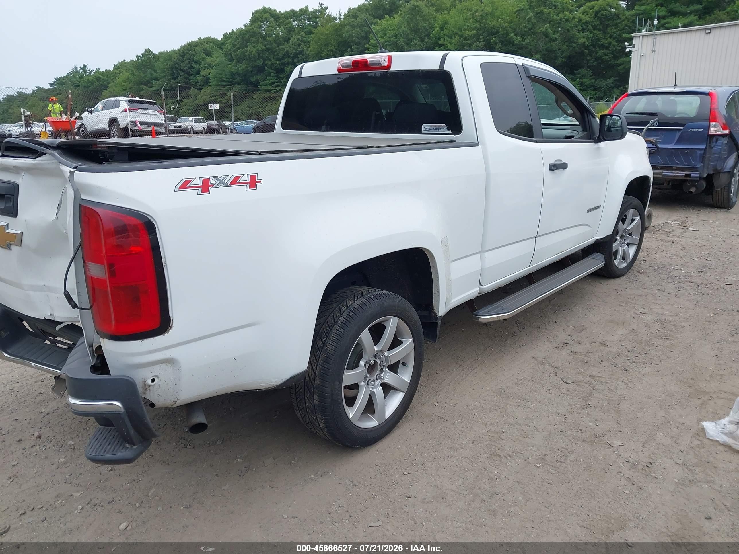 2015 Chevrolet Colorado 4wd Wt White vin: 1GCHTAEA7F1148831