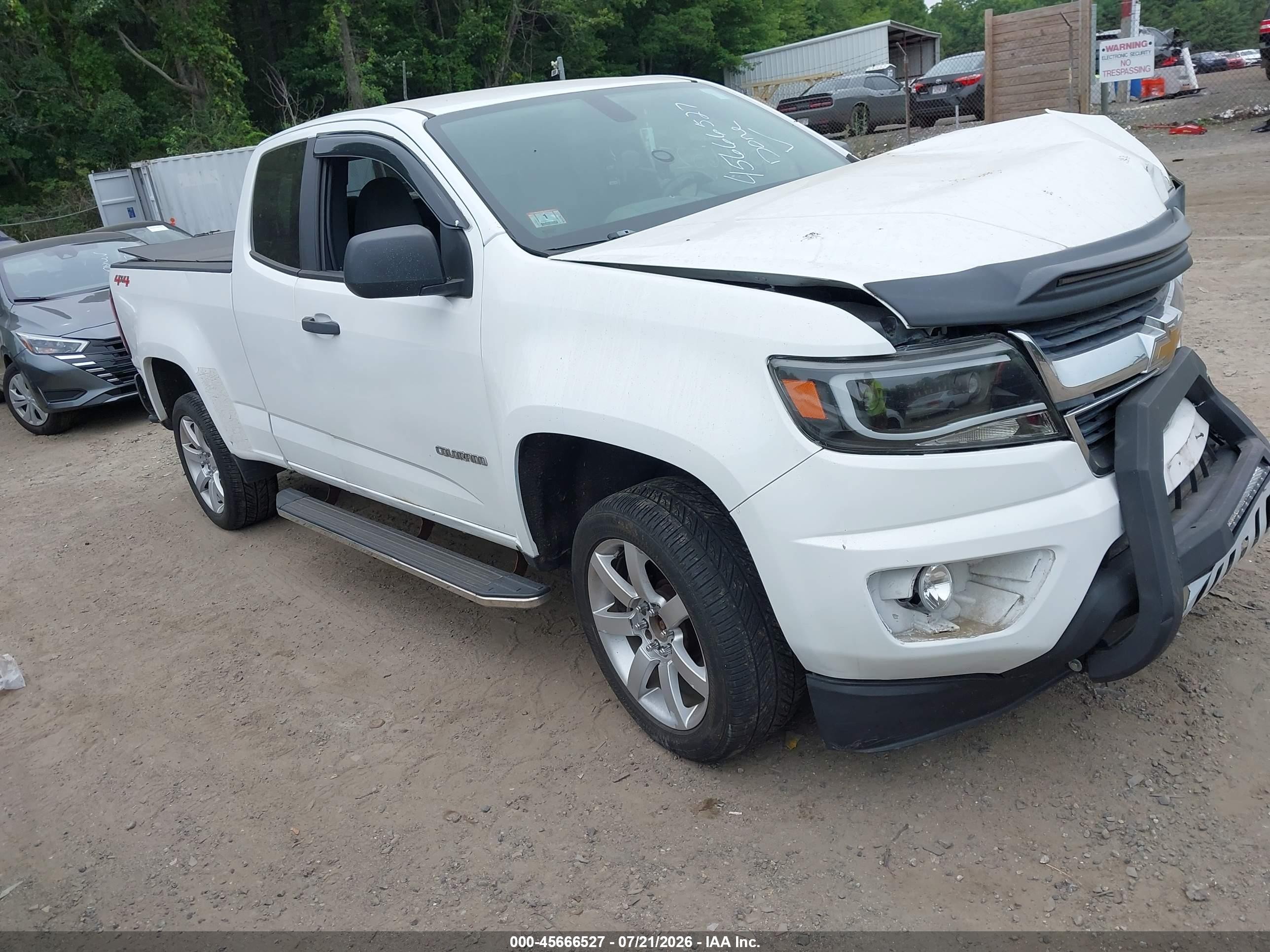2015 Chevrolet Colorado 4wd Wt White vin: 1GCHTAEA7F1148831