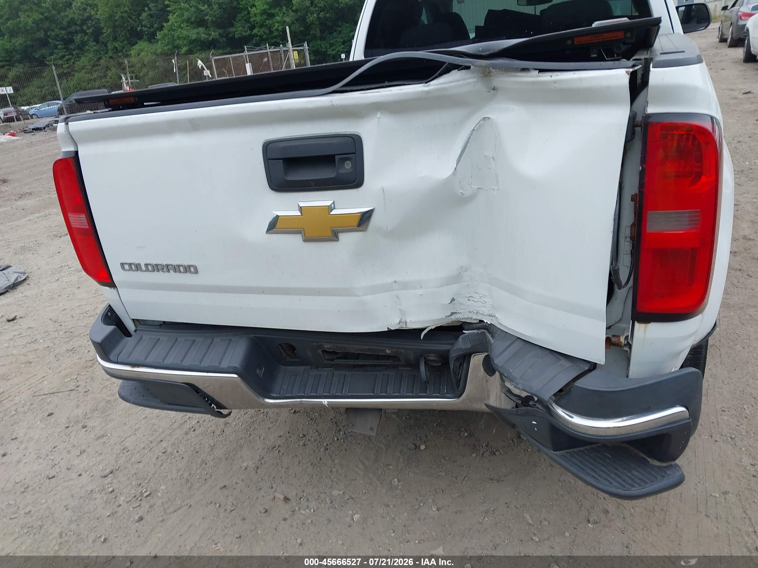 2015 Chevrolet Colorado 4wd Wt White vin: 1GCHTAEA7F1148831