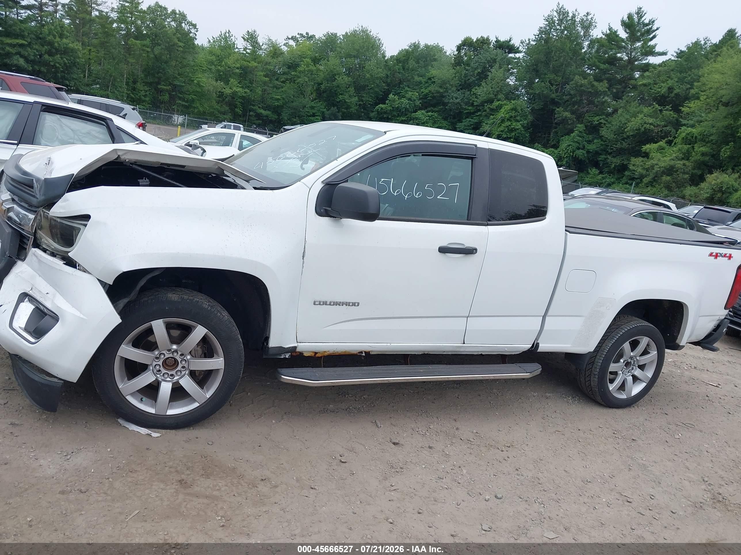 2015 Chevrolet Colorado 4wd Wt White vin: 1GCHTAEA7F1148831