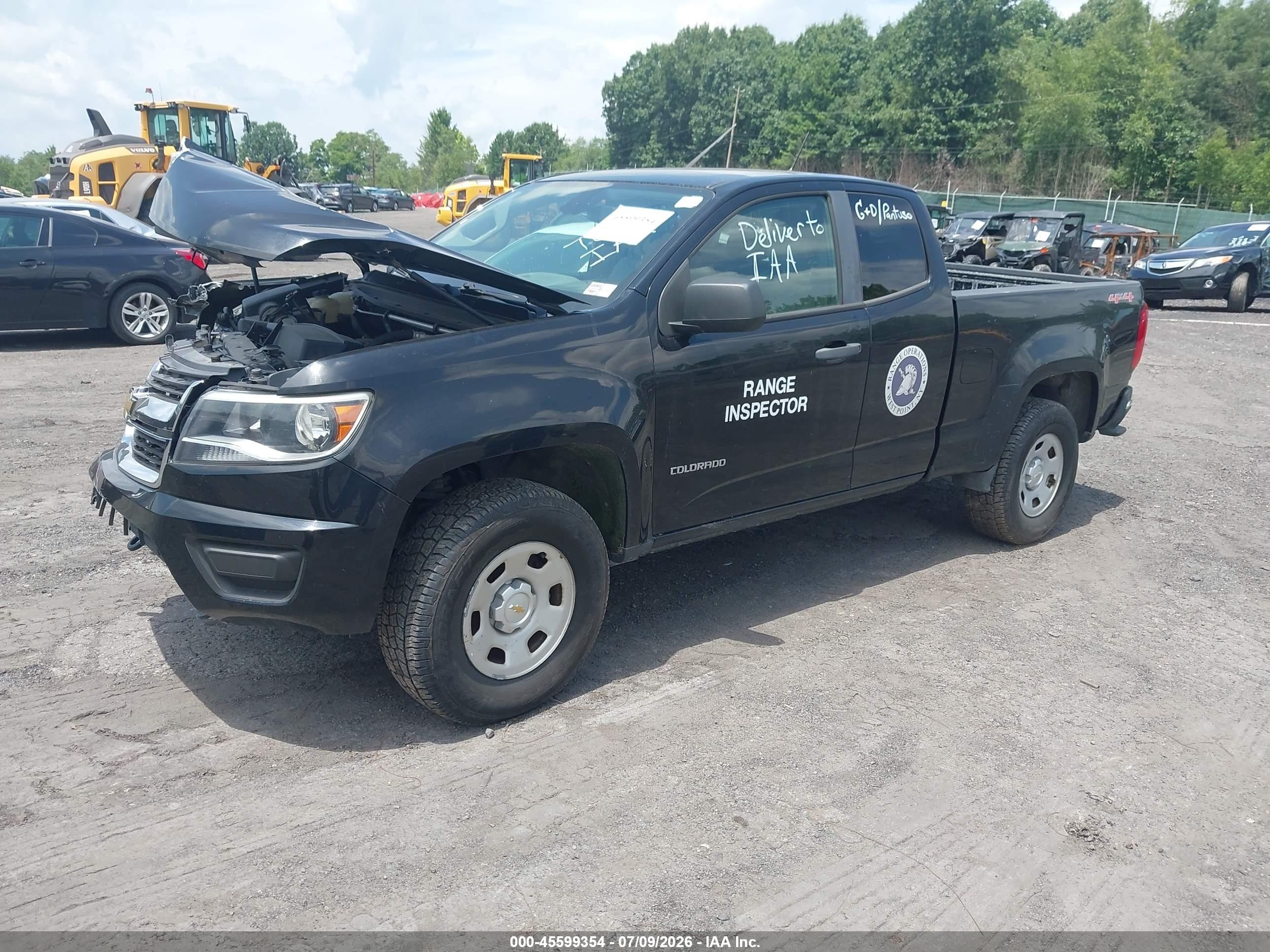2015 Chevrolet Colorado 4wd Wt Black vin: 1GCHTAEA7F1230493