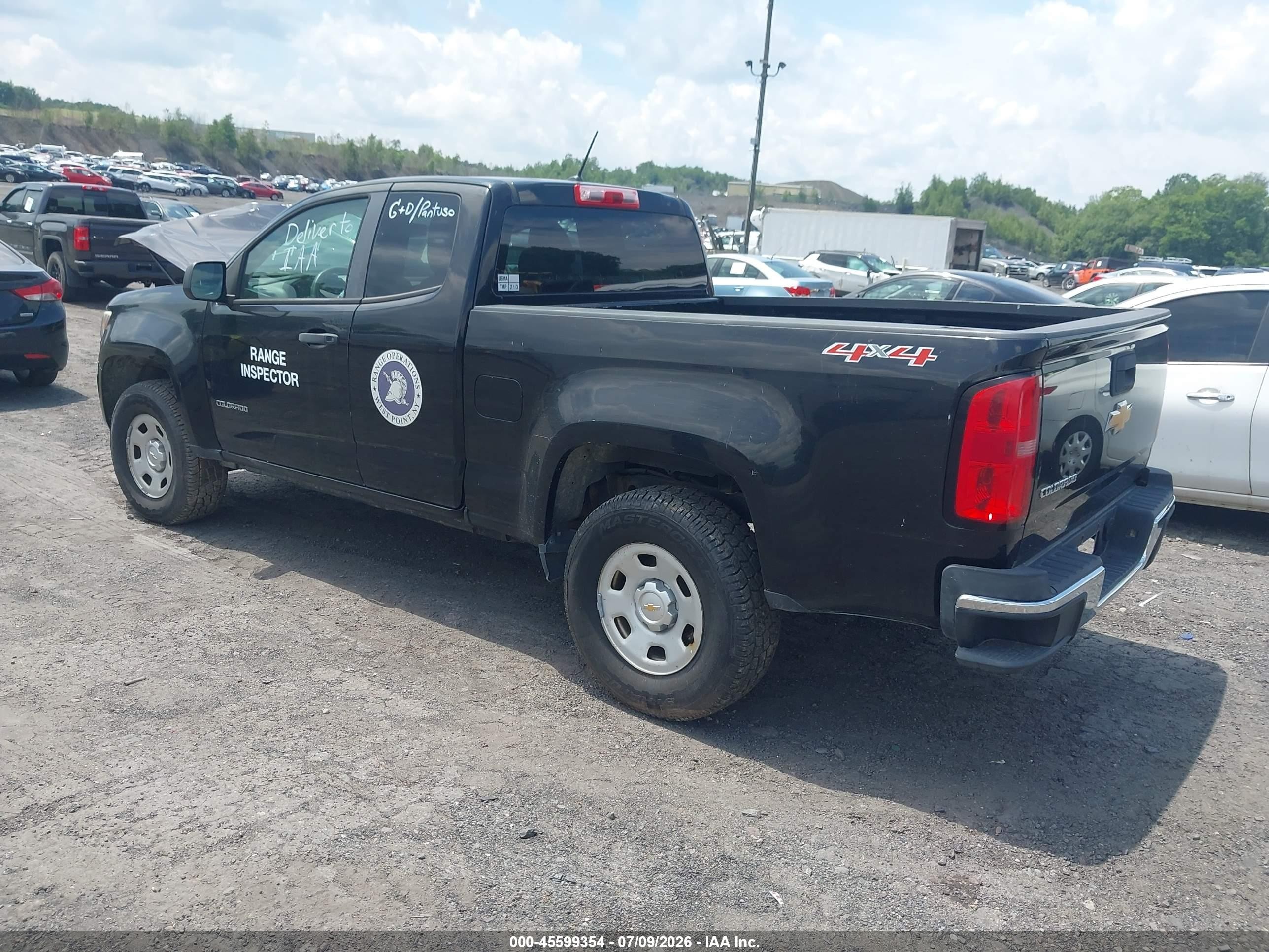 2015 Chevrolet Colorado 4wd Wt Black vin: 1GCHTAEA7F1230493