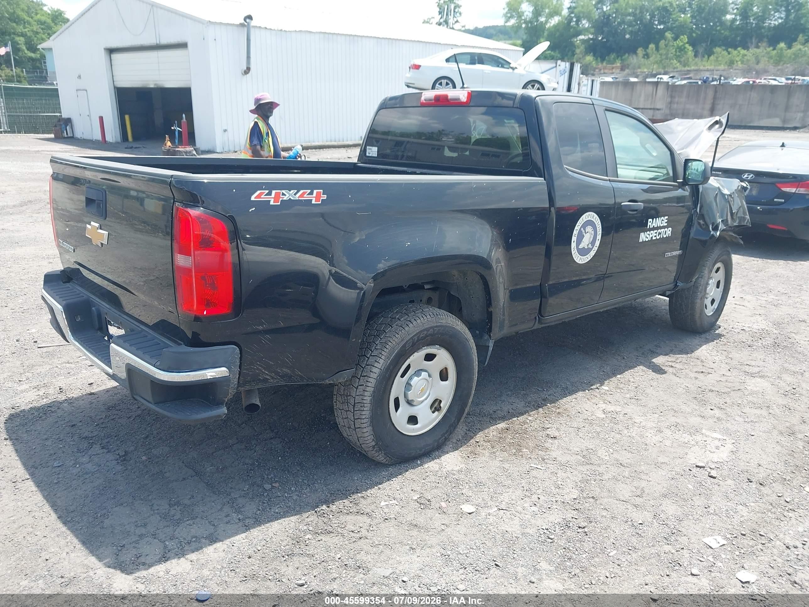 2015 Chevrolet Colorado 4wd Wt Black vin: 1GCHTAEA7F1230493