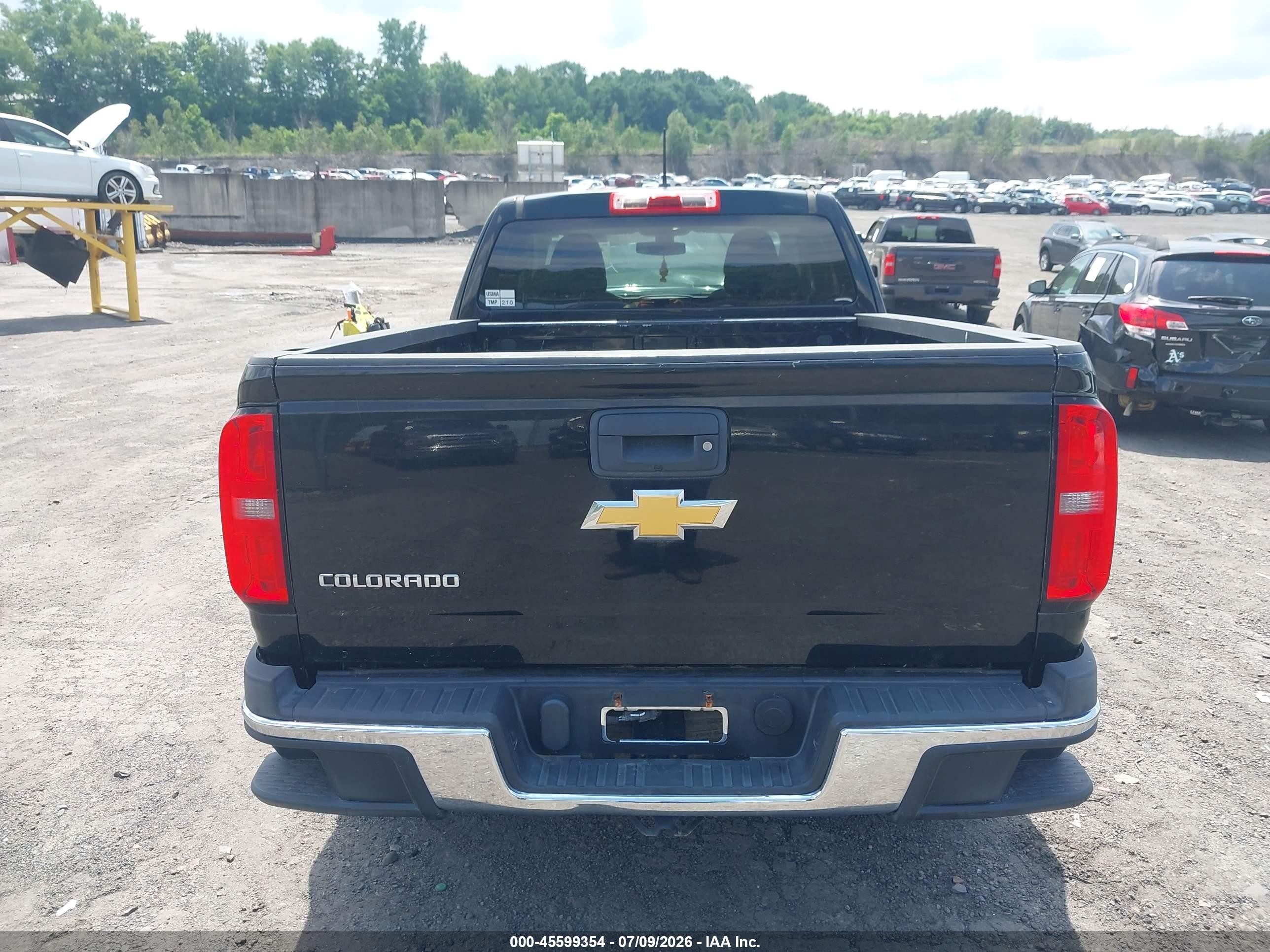 2015 Chevrolet Colorado 4wd Wt Black vin: 1GCHTAEA7F1230493
