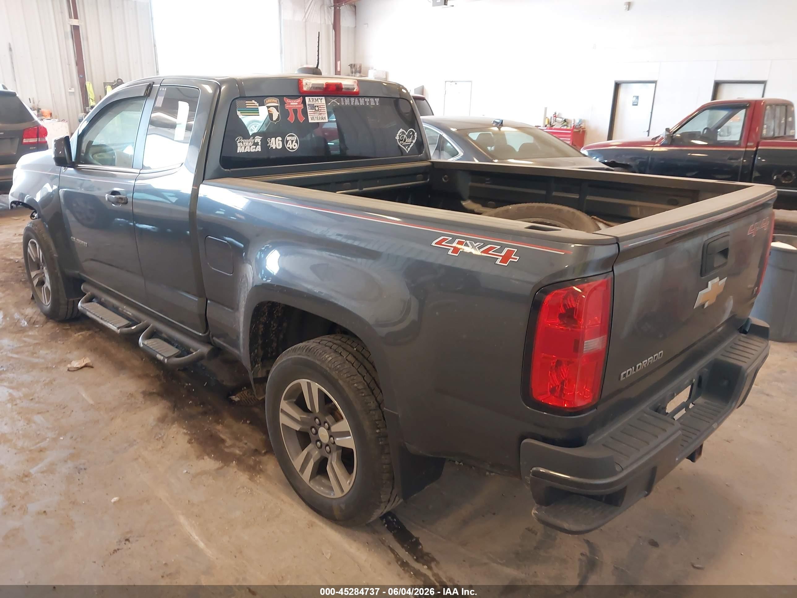 2015 Chevrolet Colorado Lt Gray vin: 1GCHTBE31F1136634