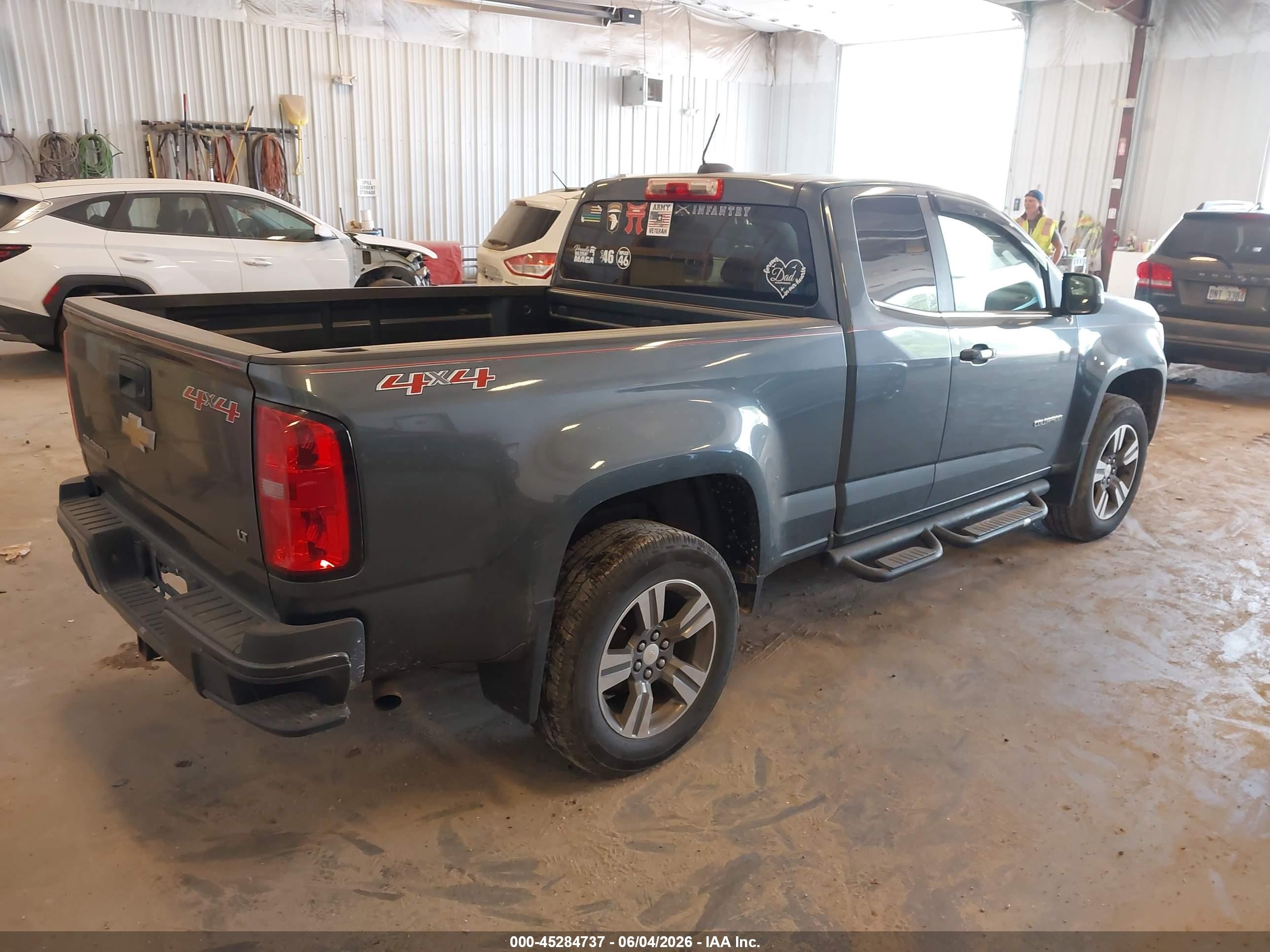 2015 Chevrolet Colorado Lt Gray vin: 1GCHTBE31F1136634