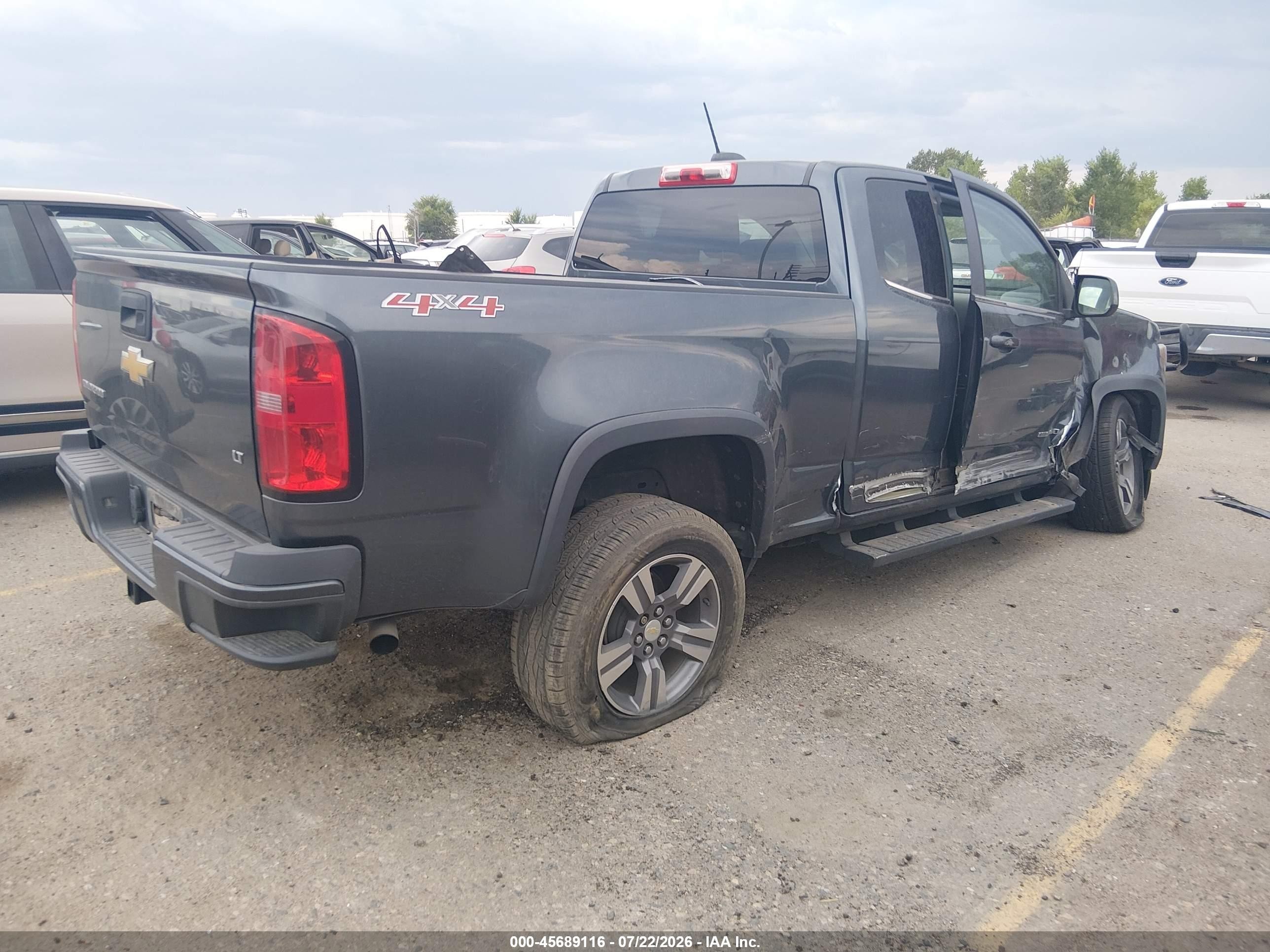 2015 Chevrolet Colorado 4wd Lt Синий vin: 1GCHTBE33F1165052