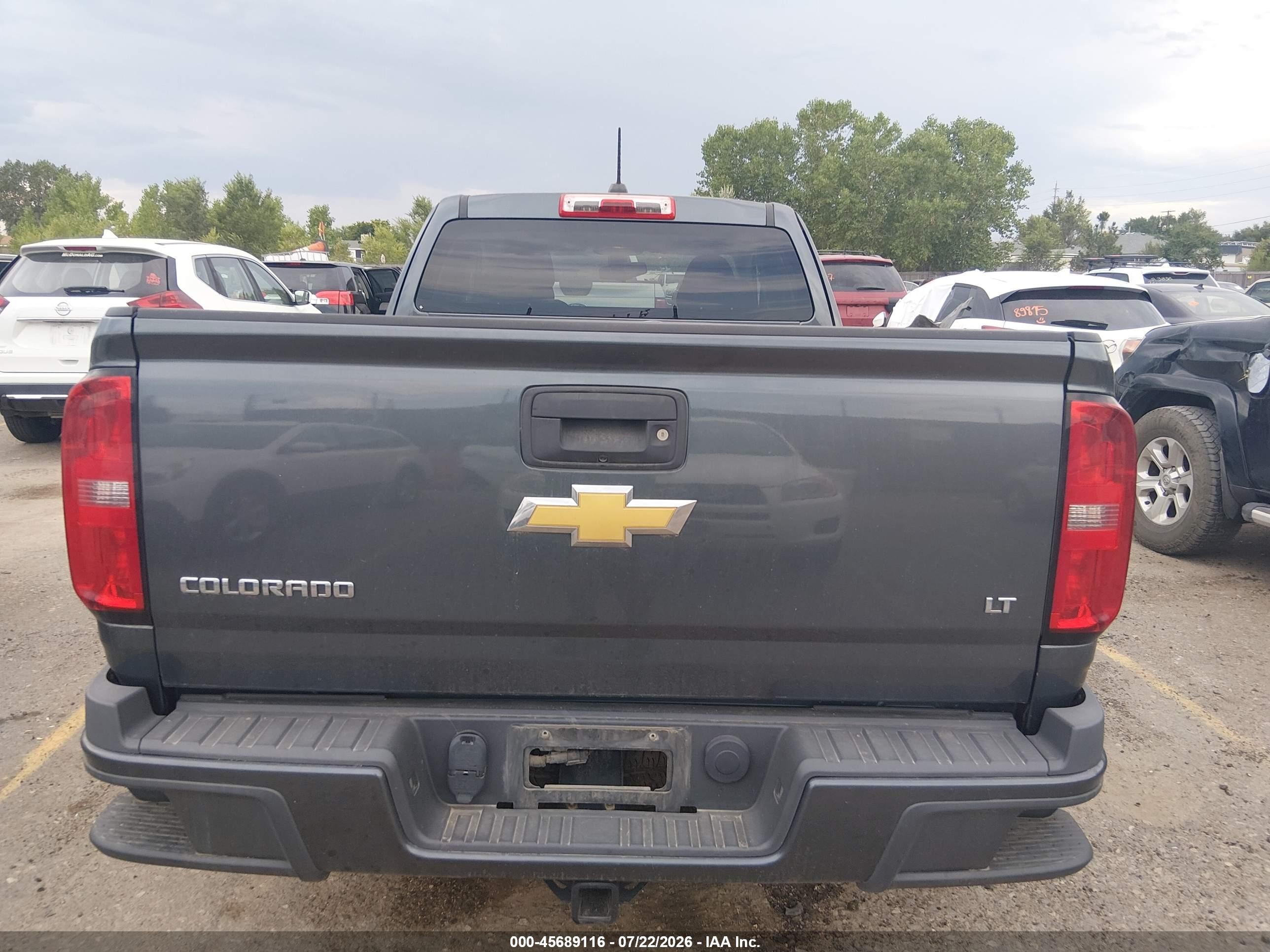 2015 Chevrolet Colorado 4wd Lt Синий vin: 1GCHTBE33F1165052