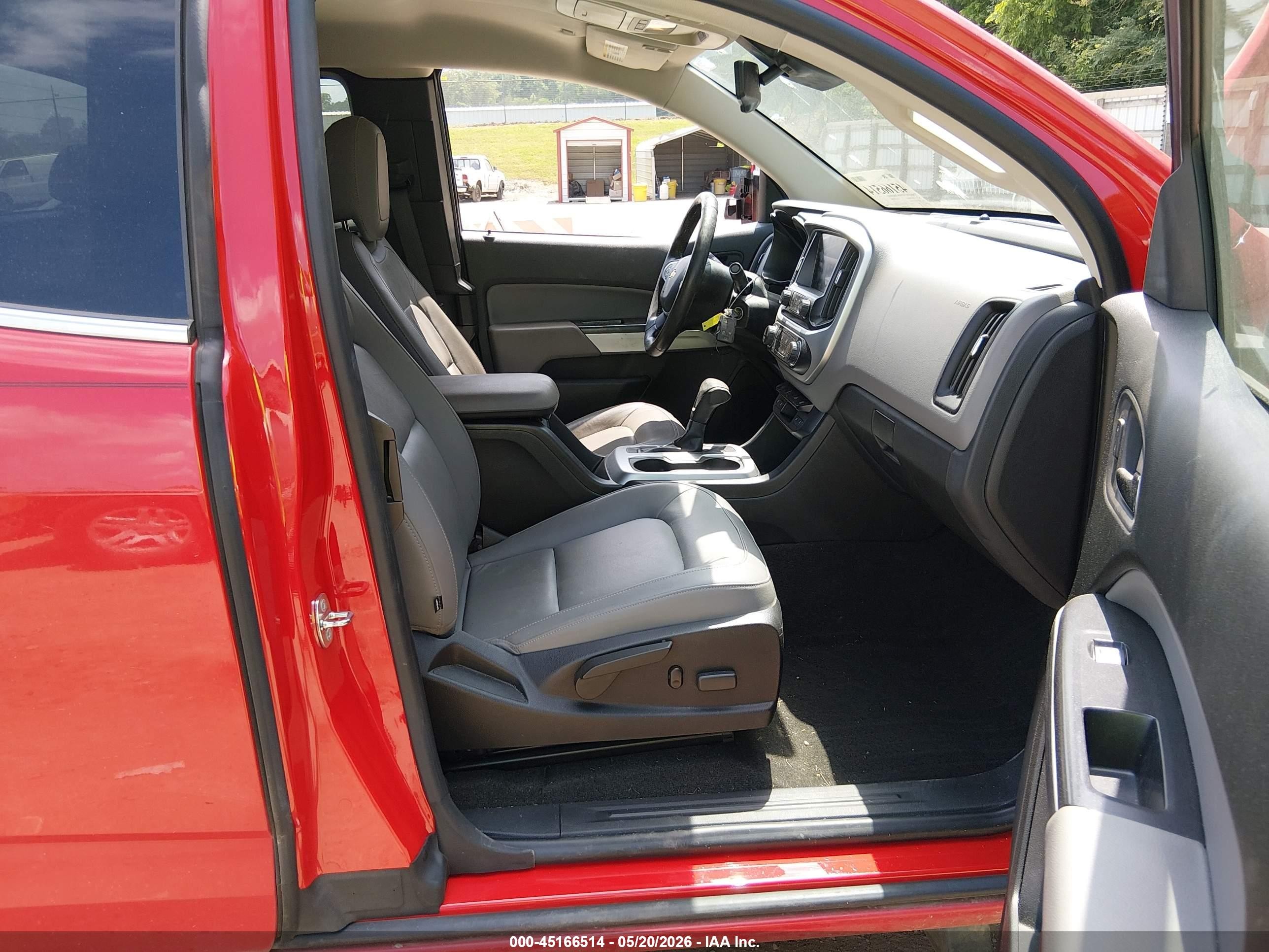 2015 Chevrolet Colorado Lt Red vin: 1GCHTBEA3F1192458
