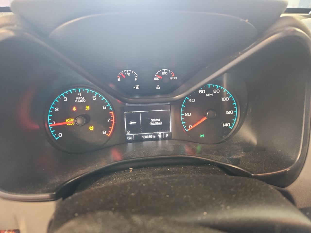 2015 Chevrolet Colorado Lt Red vin: 1GCHTBEA8F1190057 Damage: Warning Light - Abs, On, Unacceptable