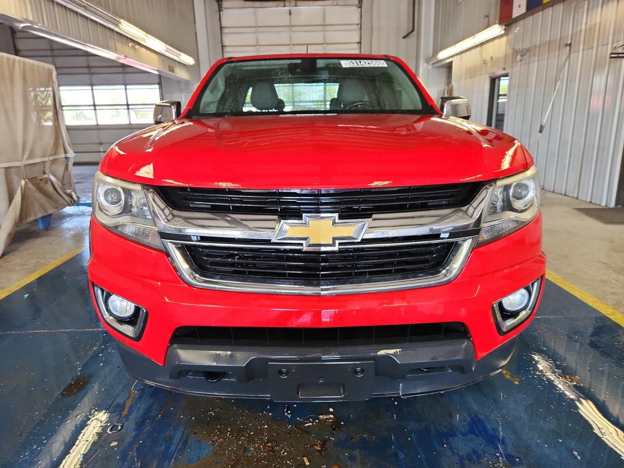 2015 Chevrolet Colorado Lt Red vin: 1GCHTBEA8F1190057 Damage: Hood, Chipped, 4