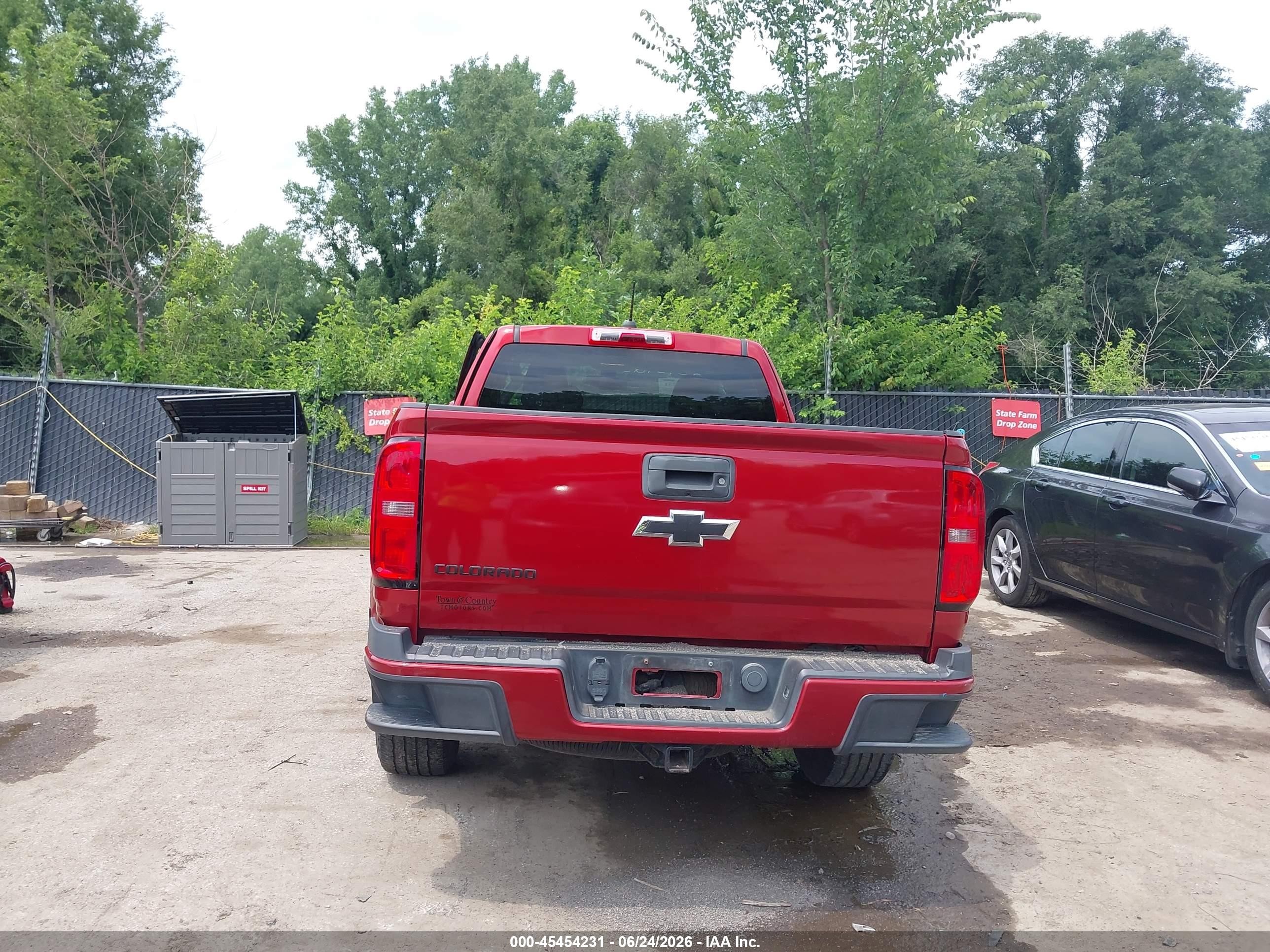 2015 Chevrolet Colorado 4wd Z71 Красный vin: 1GCHTCE32F1177750