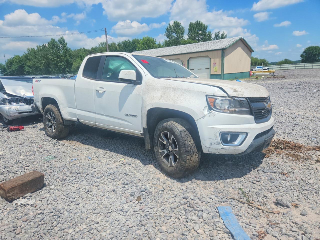 2015 Chevrolet Colorado Z71 White vin: 1GCHTCE34F1249418