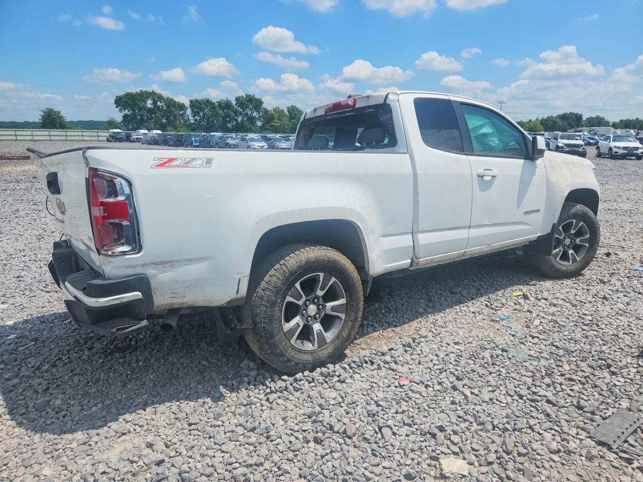 2015 Chevrolet Colorado Z71 White vin: 1GCHTCE34F1249418