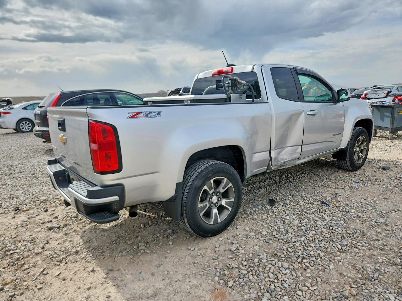 2015 Chevrolet Colorado Z71 Silver vin: 1GCHTCE37F1207180