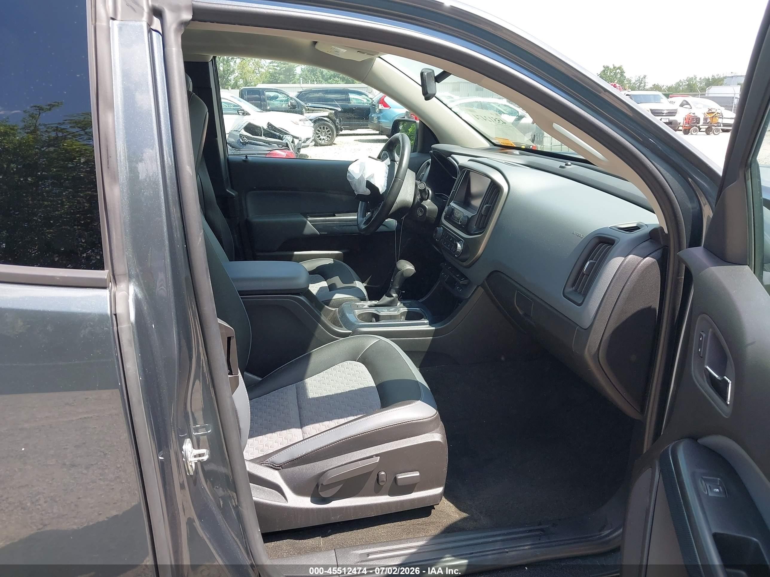 2015 Chevrolet Colorado 4wd Z71 Серый vin: 1GCHTCE39F1201378