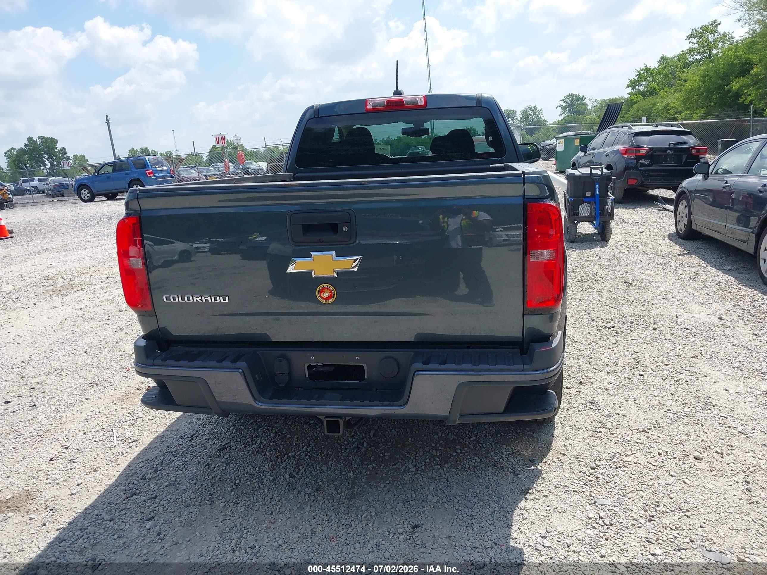 2015 Chevrolet Colorado 4wd Z71 Серый vin: 1GCHTCE39F1201378