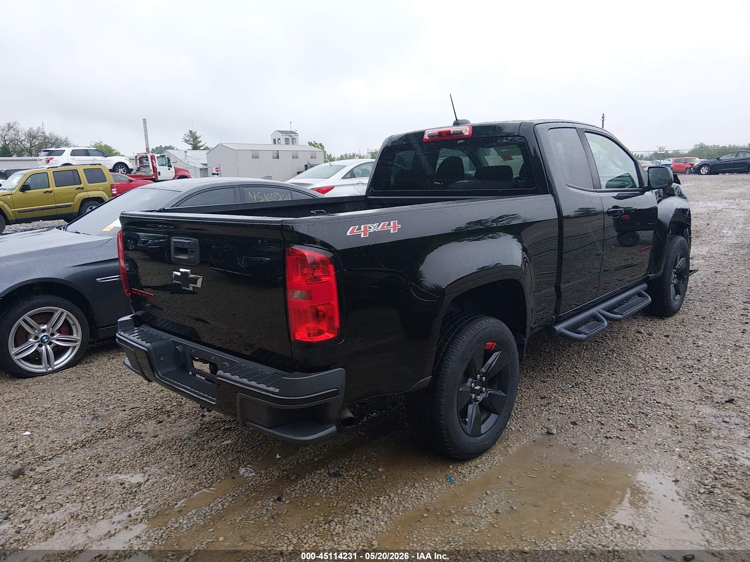 2018 Chevrolet Colorado Lt Black vin: 1GCHTCEA7J1124677
