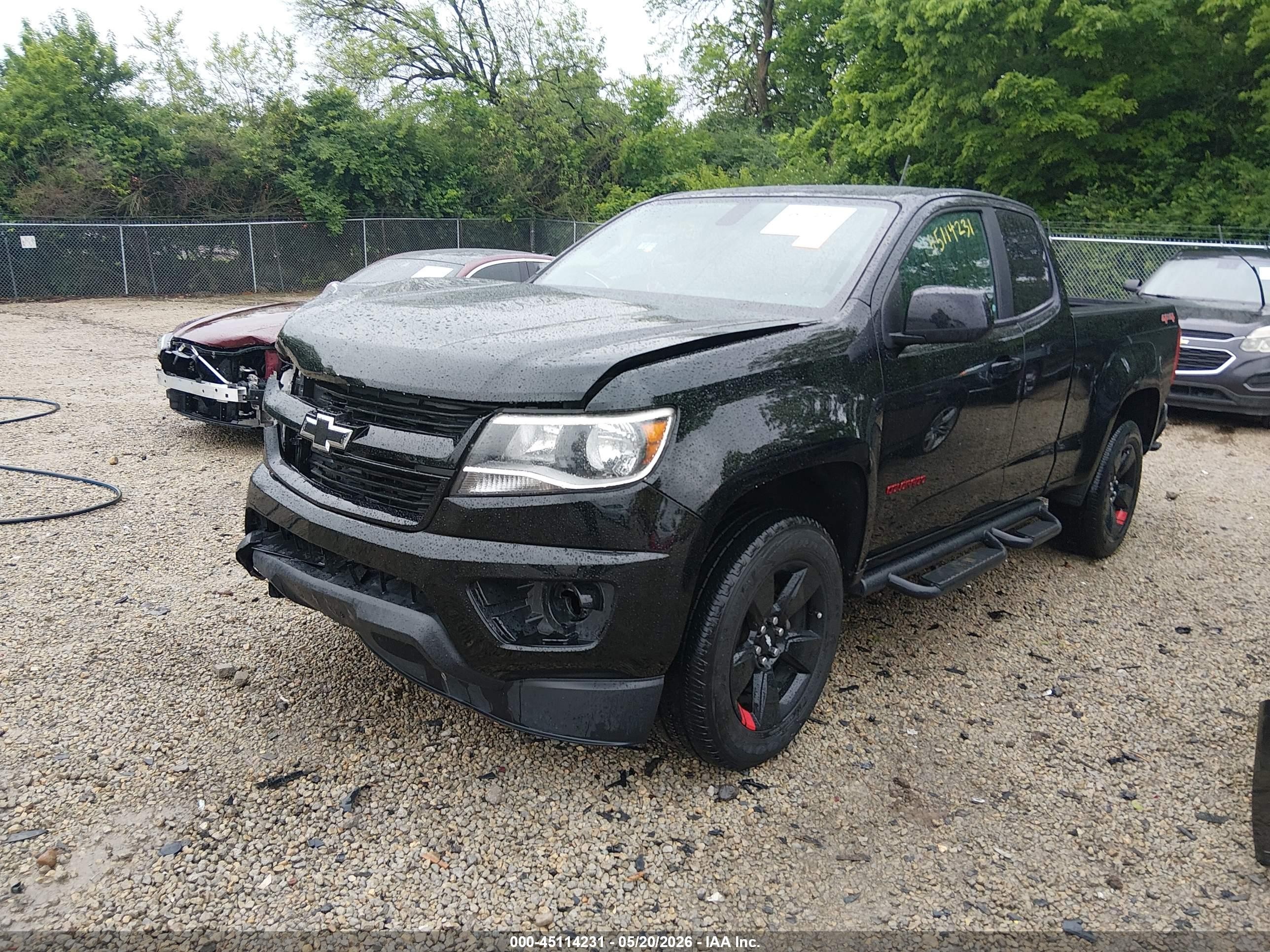 2018 Chevrolet Colorado Lt Black vin: 1GCHTCEA7J1124677