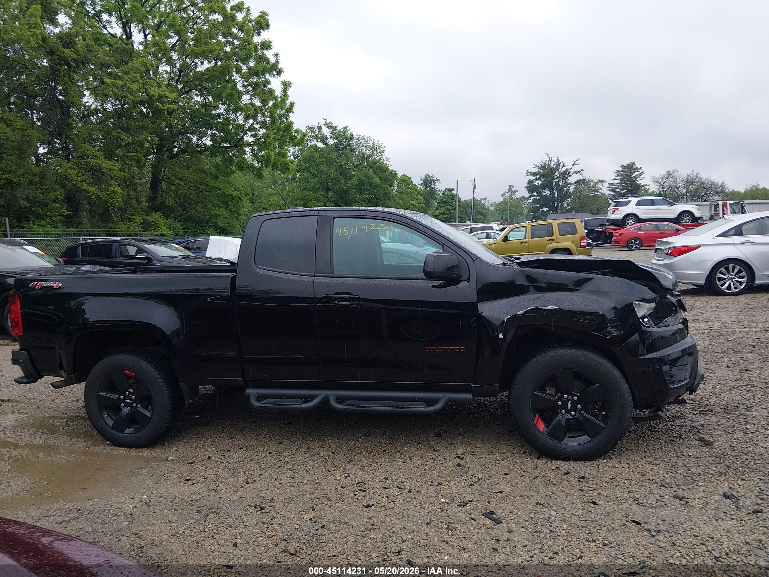 2018 Chevrolet Colorado Lt Black vin: 1GCHTCEA7J1124677