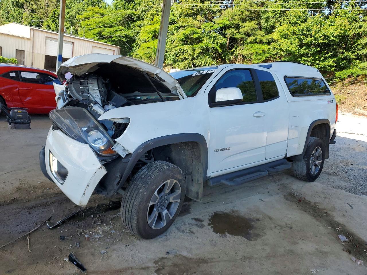 2015 Chevrolet Colorado Z71 White vin: 1GCHTCEA9F1190932