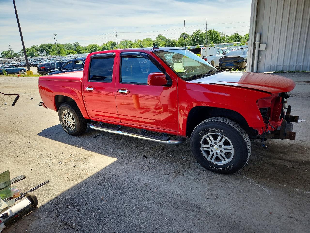 2011 Chevrolet Colorado Lt Красный vin: 1GCHTCFE0B8126569