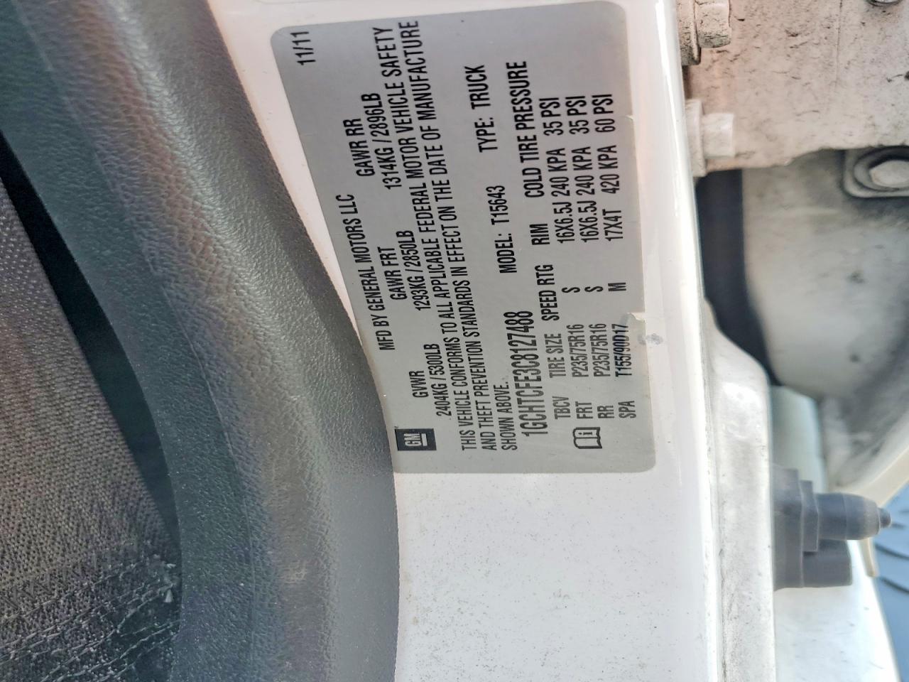 2012 Chevrolet Colorado Lt Белый vin: 1GCHTCFE3C8127488