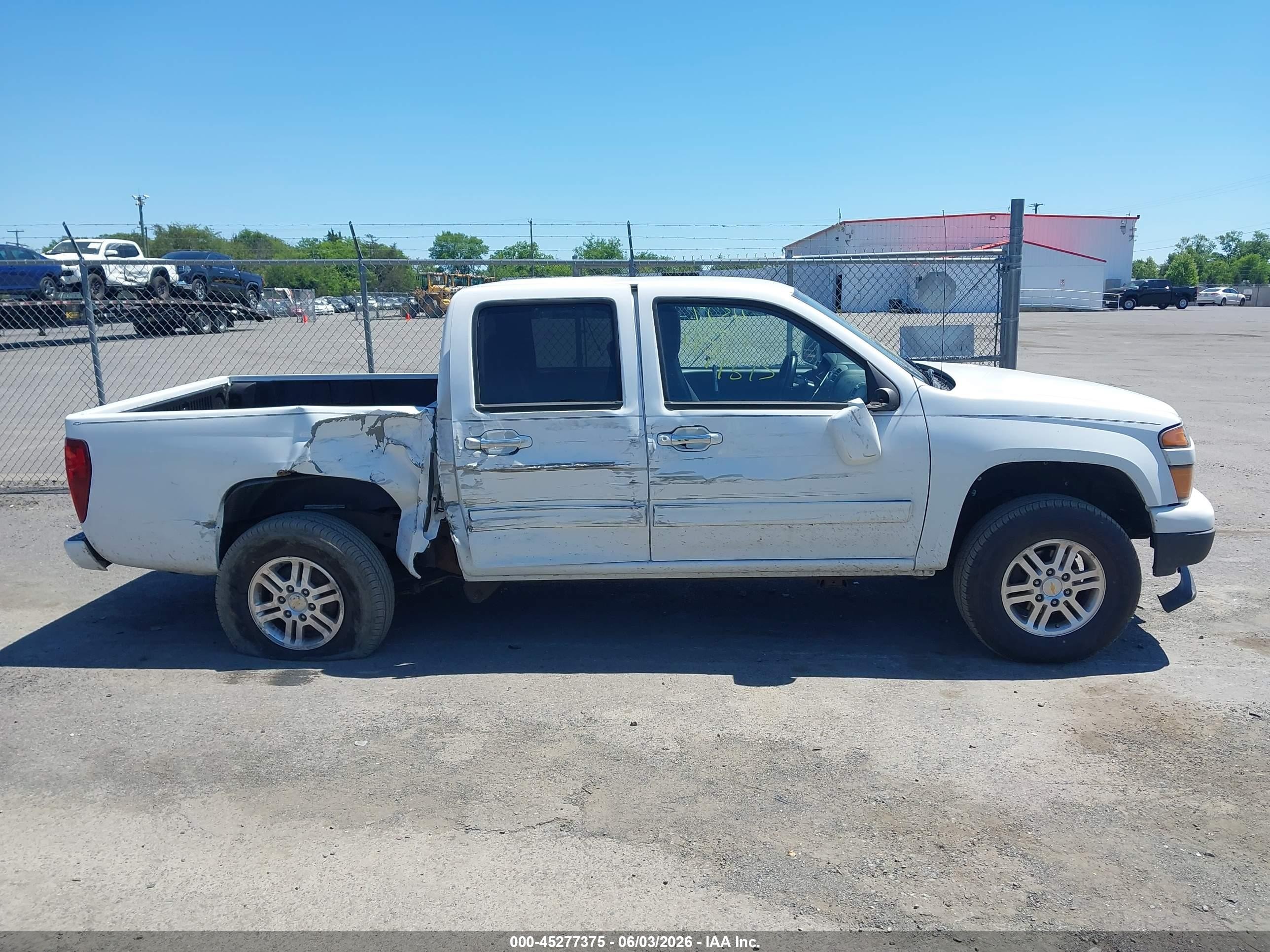 2012 Chevrolet Colorado 1lt White vin: 1GCHTCFE3C8169675