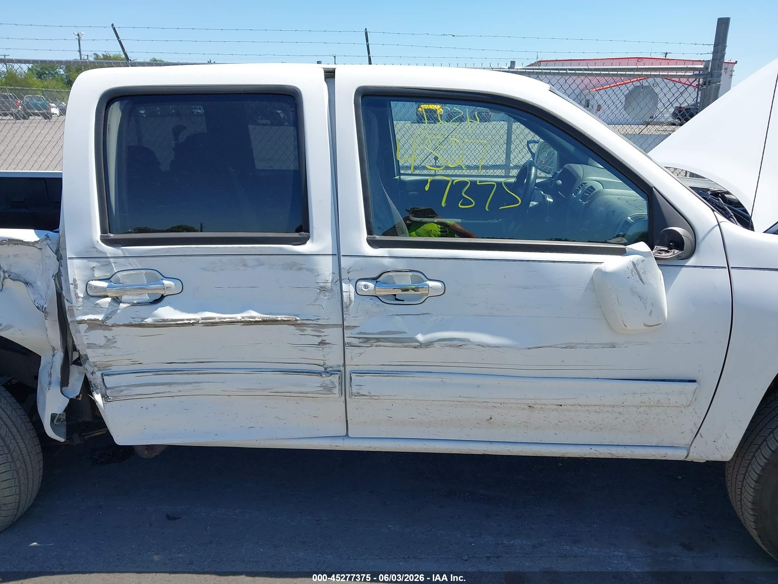 2012 Chevrolet Colorado 1lt White vin: 1GCHTCFE3C8169675