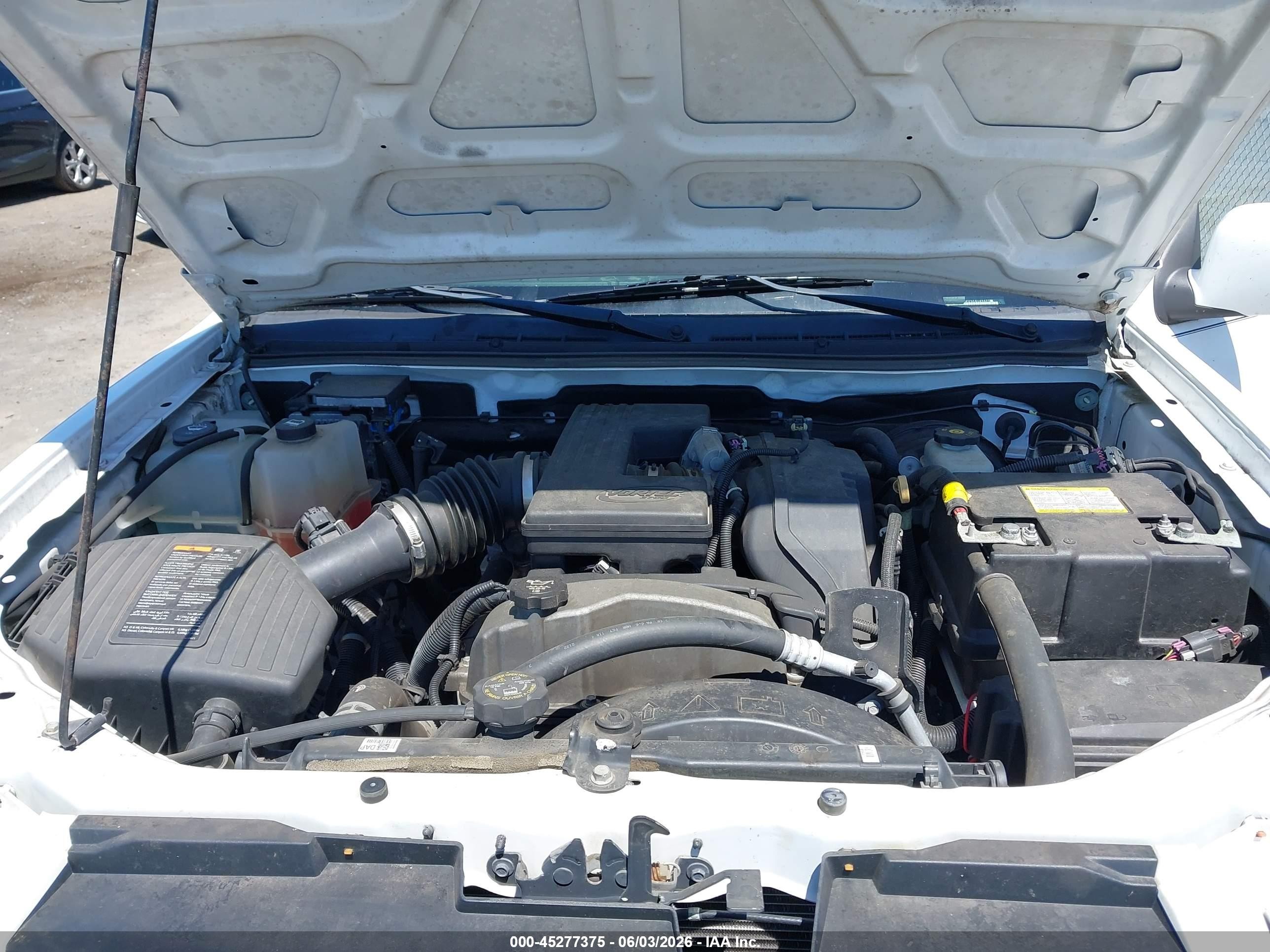 2012 Chevrolet Colorado 1lt White vin: 1GCHTCFE3C8169675
