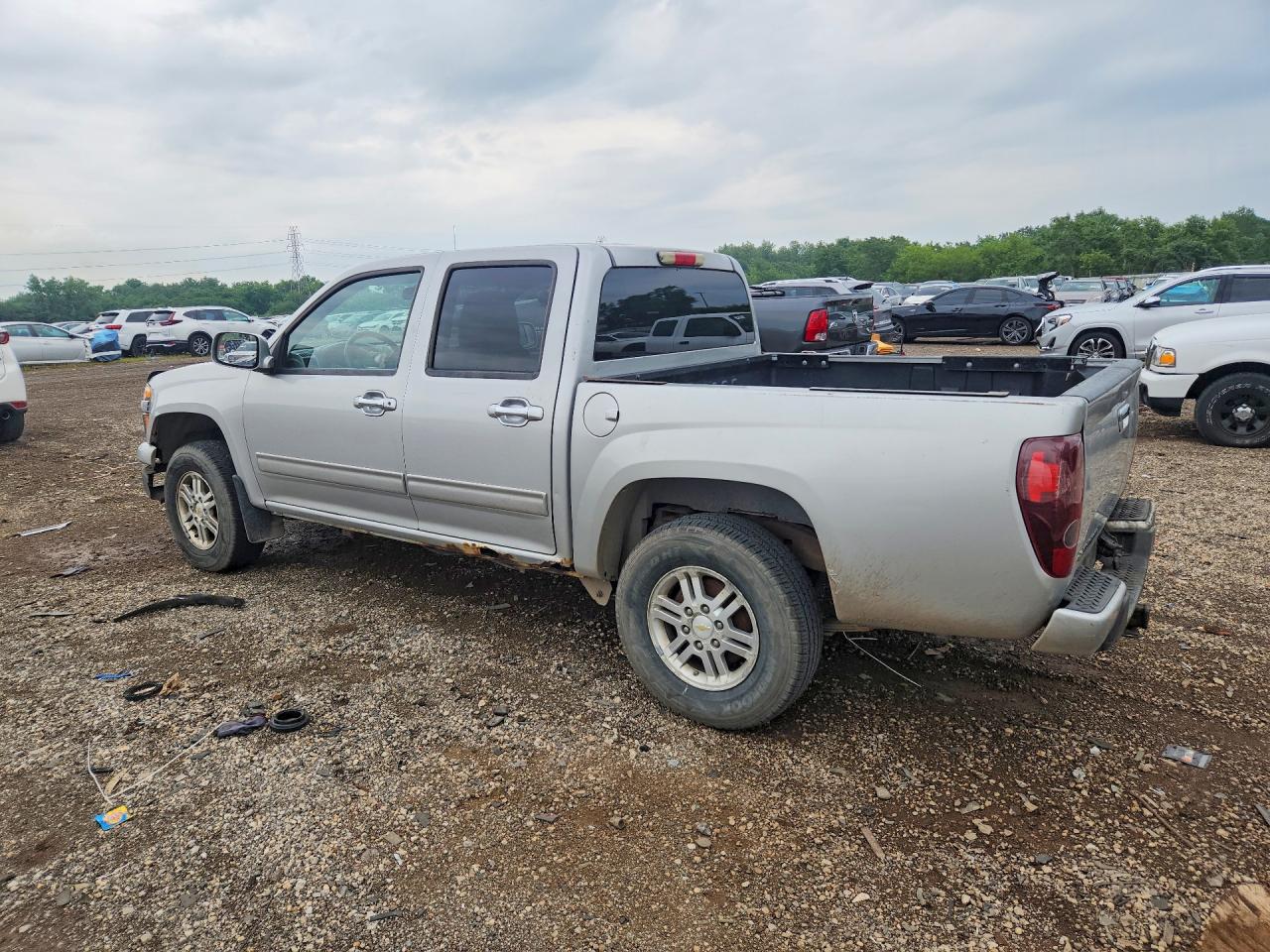 2012 Chevrolet Colorado Lt Silver vin: 1GCHTCFE5C8116217