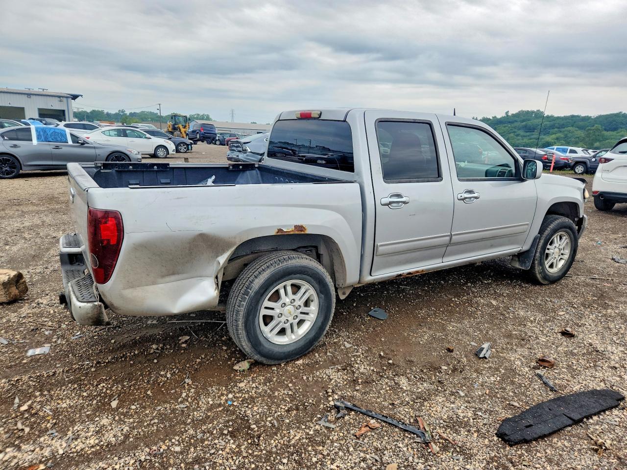 2012 Chevrolet Colorado Lt Silver vin: 1GCHTCFE5C8116217