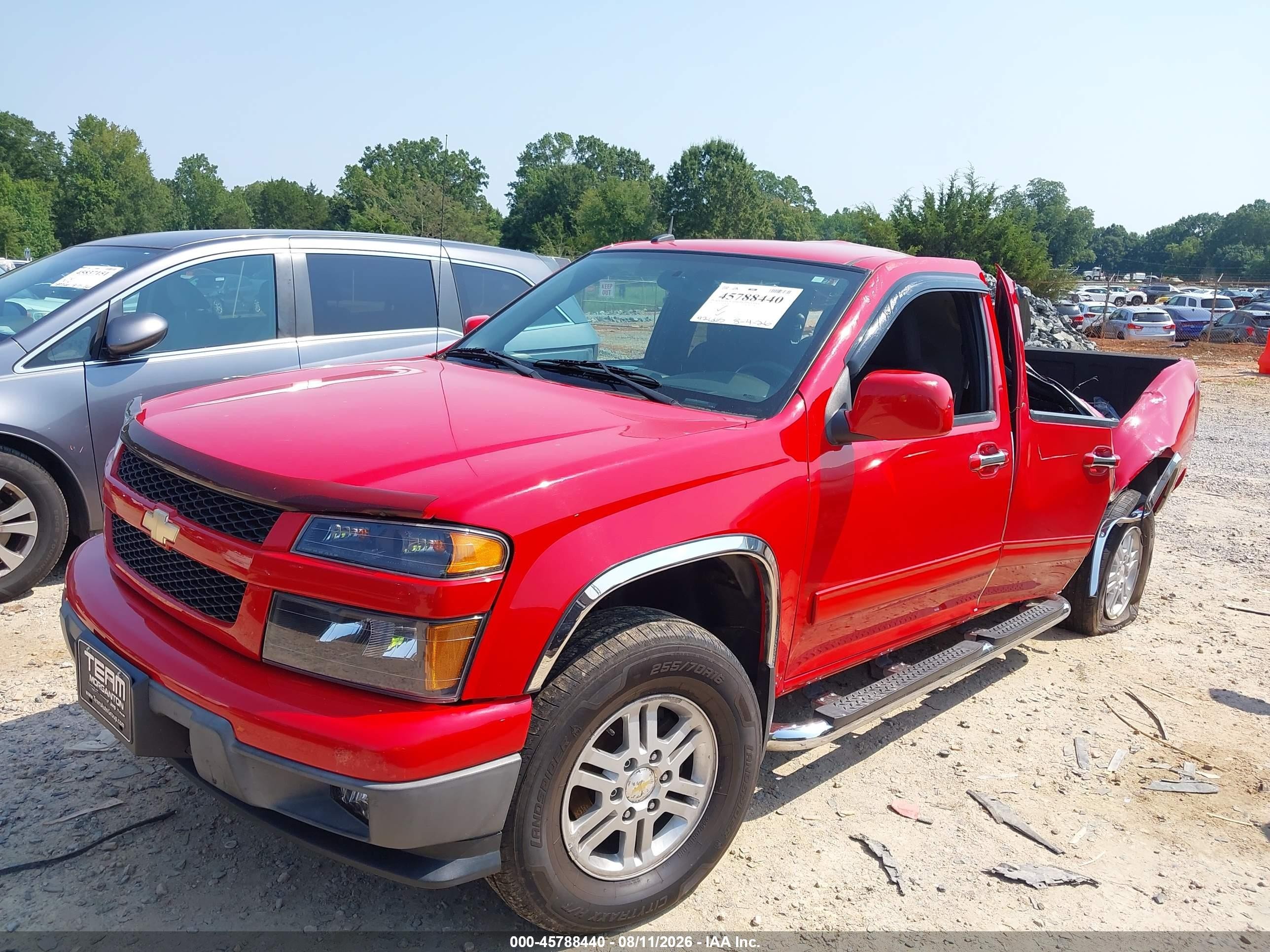 2011 Chevrolet Colorado 1lt Red vin: 1GCHTCFE6B8126494