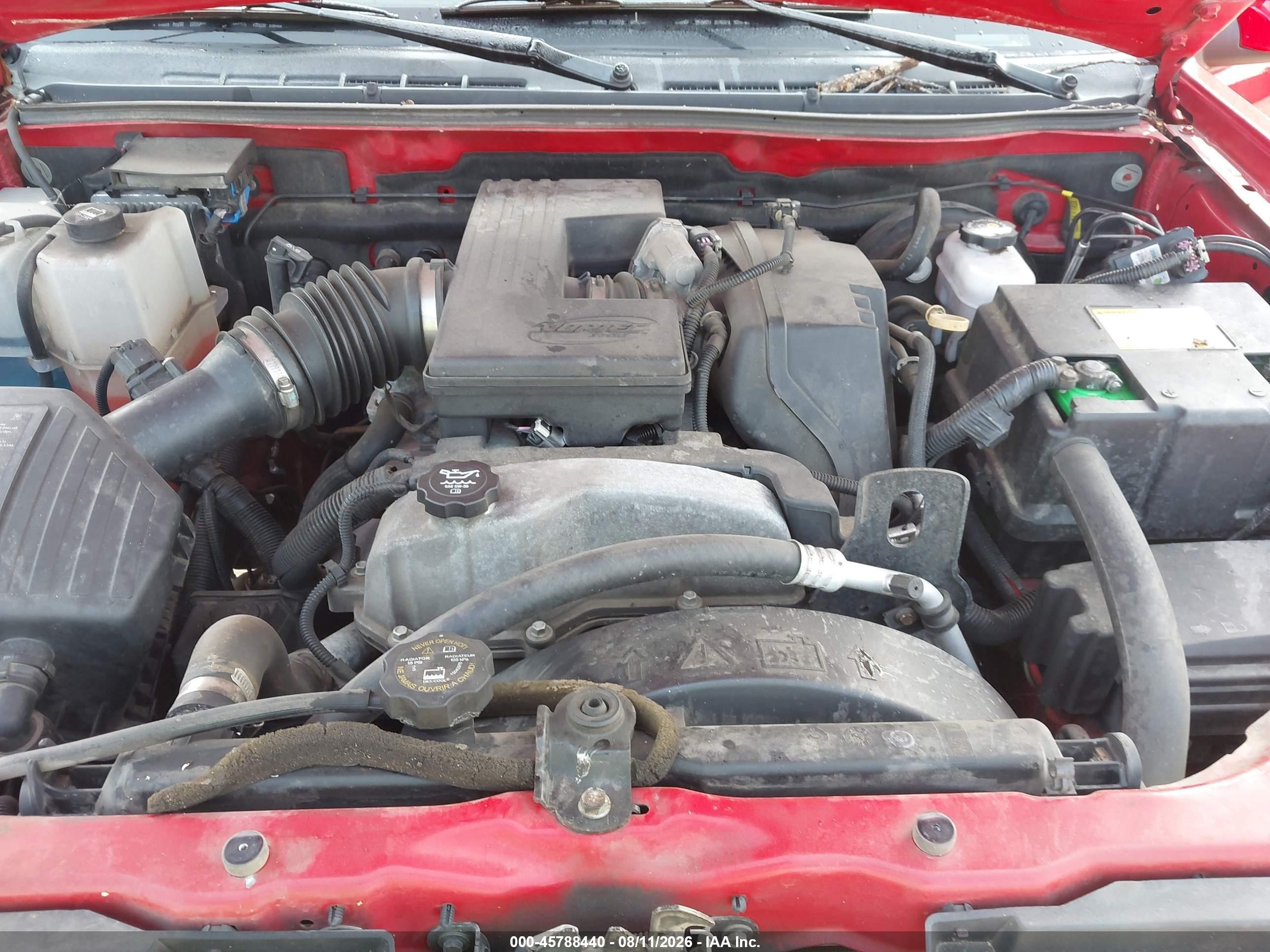 2011 Chevrolet Colorado 1lt Red vin: 1GCHTCFE6B8126494