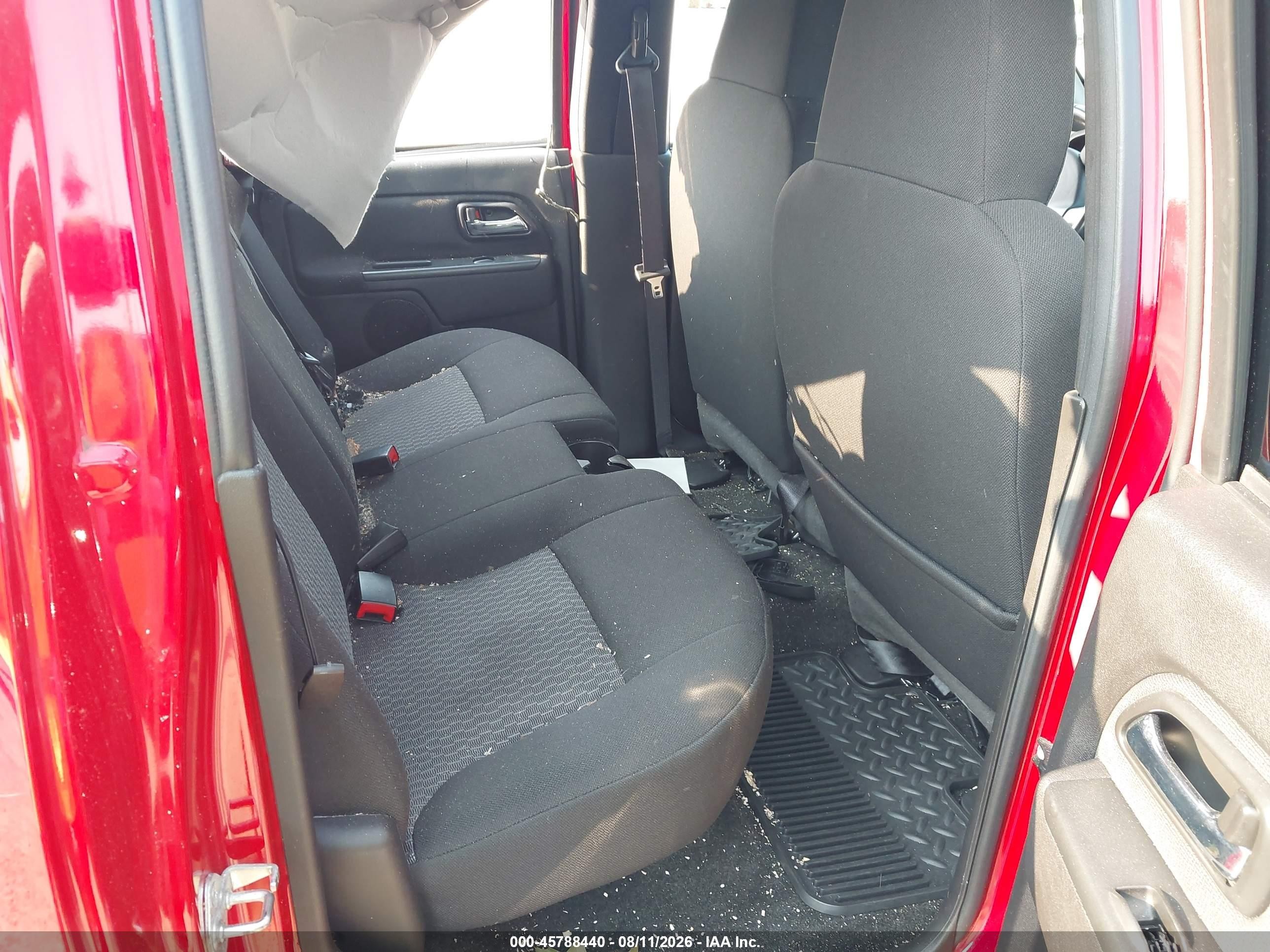 2011 Chevrolet Colorado 1lt Red vin: 1GCHTCFE6B8126494