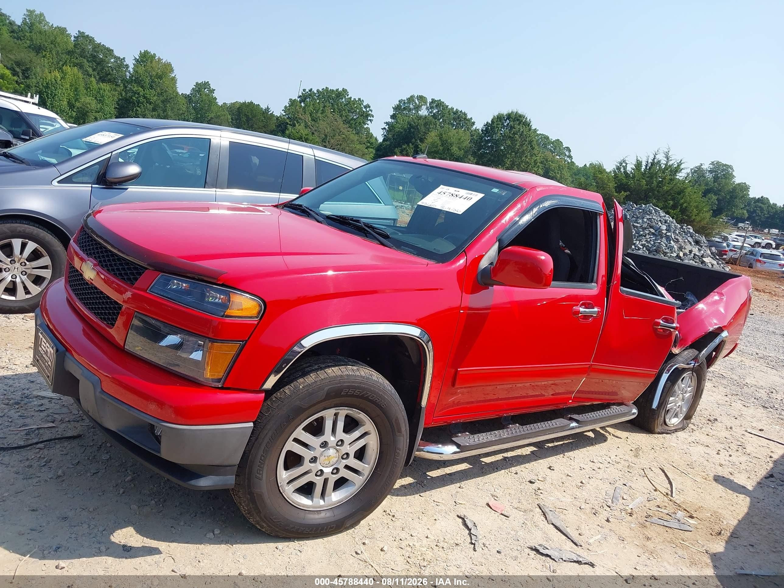 2011 Chevrolet Colorado 1lt Red vin: 1GCHTCFE6B8126494