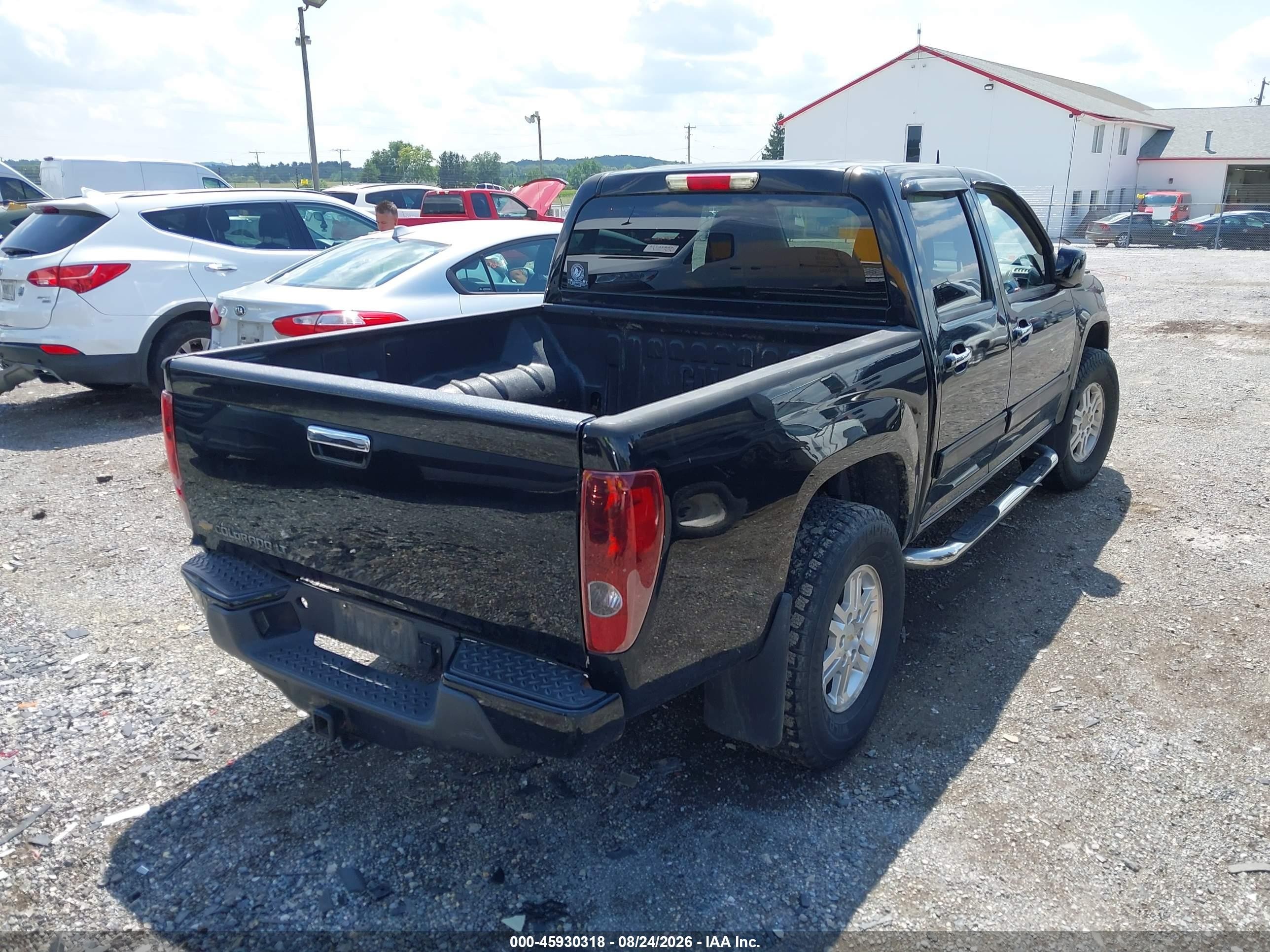 2012 Chevrolet Colorado Lt W/1lt Черный vin: 1GCHTCFE7C8102450