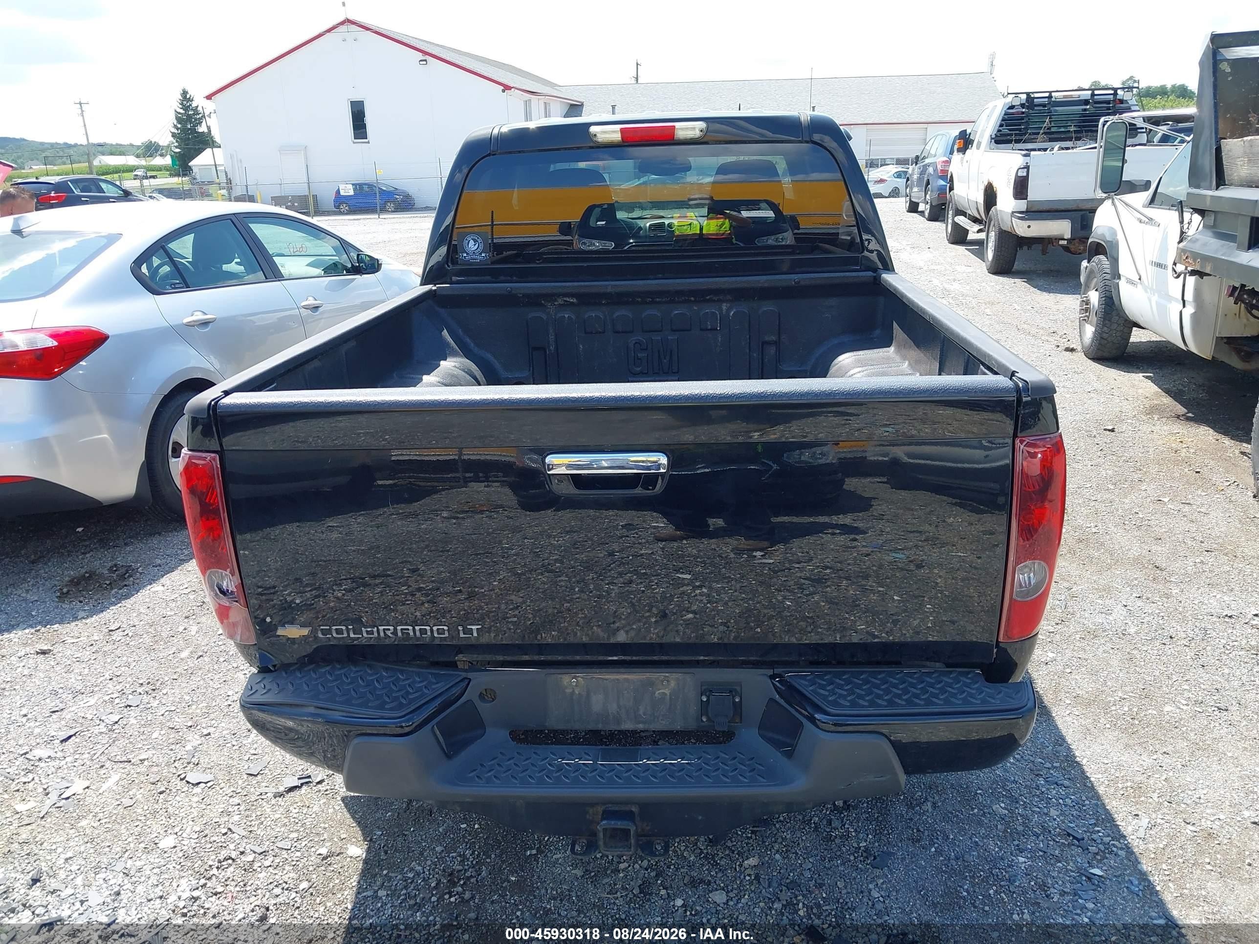 2012 Chevrolet Colorado Lt W/1lt Черный vin: 1GCHTCFE7C8102450